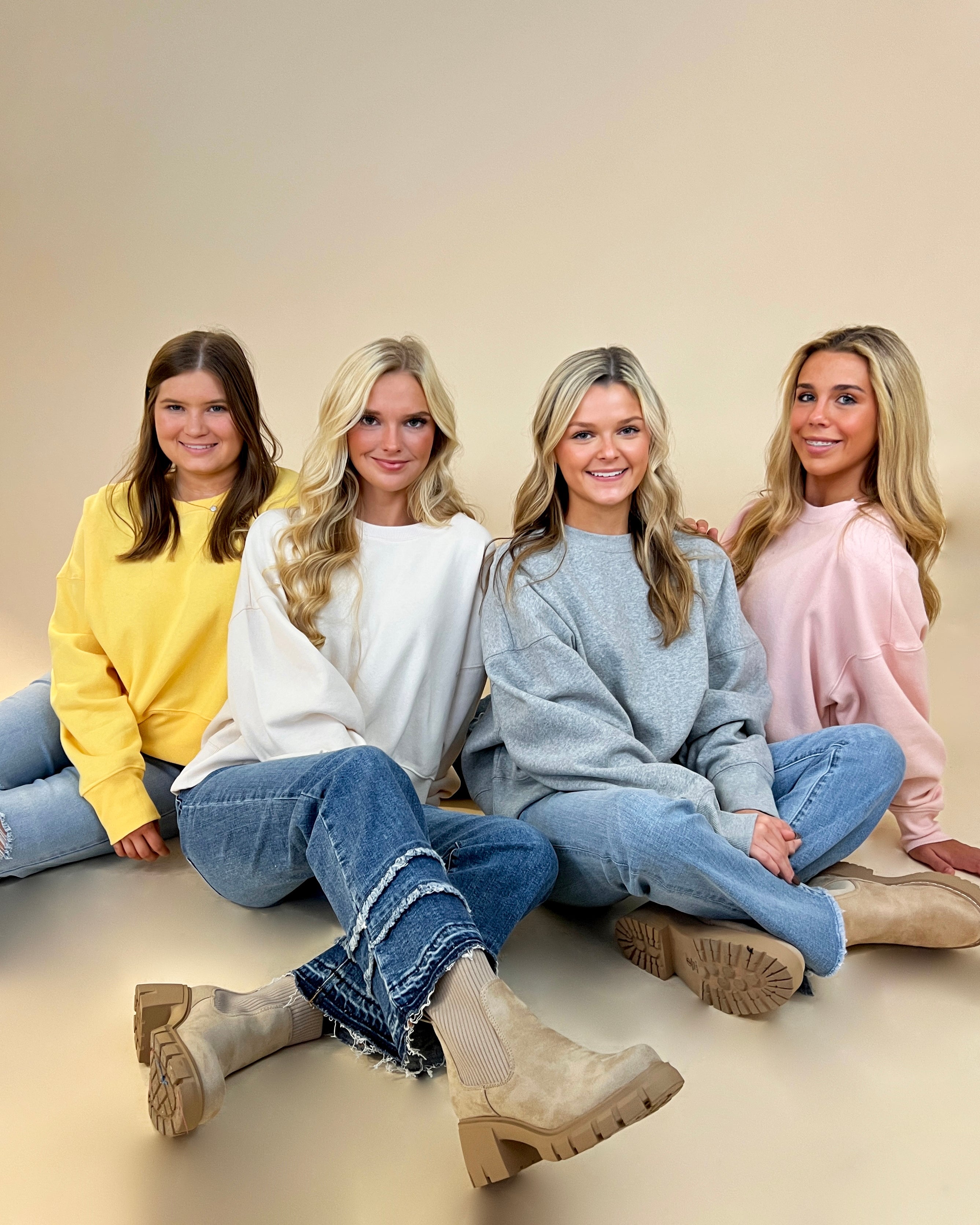 Pink hotsell boutique sweatshirts