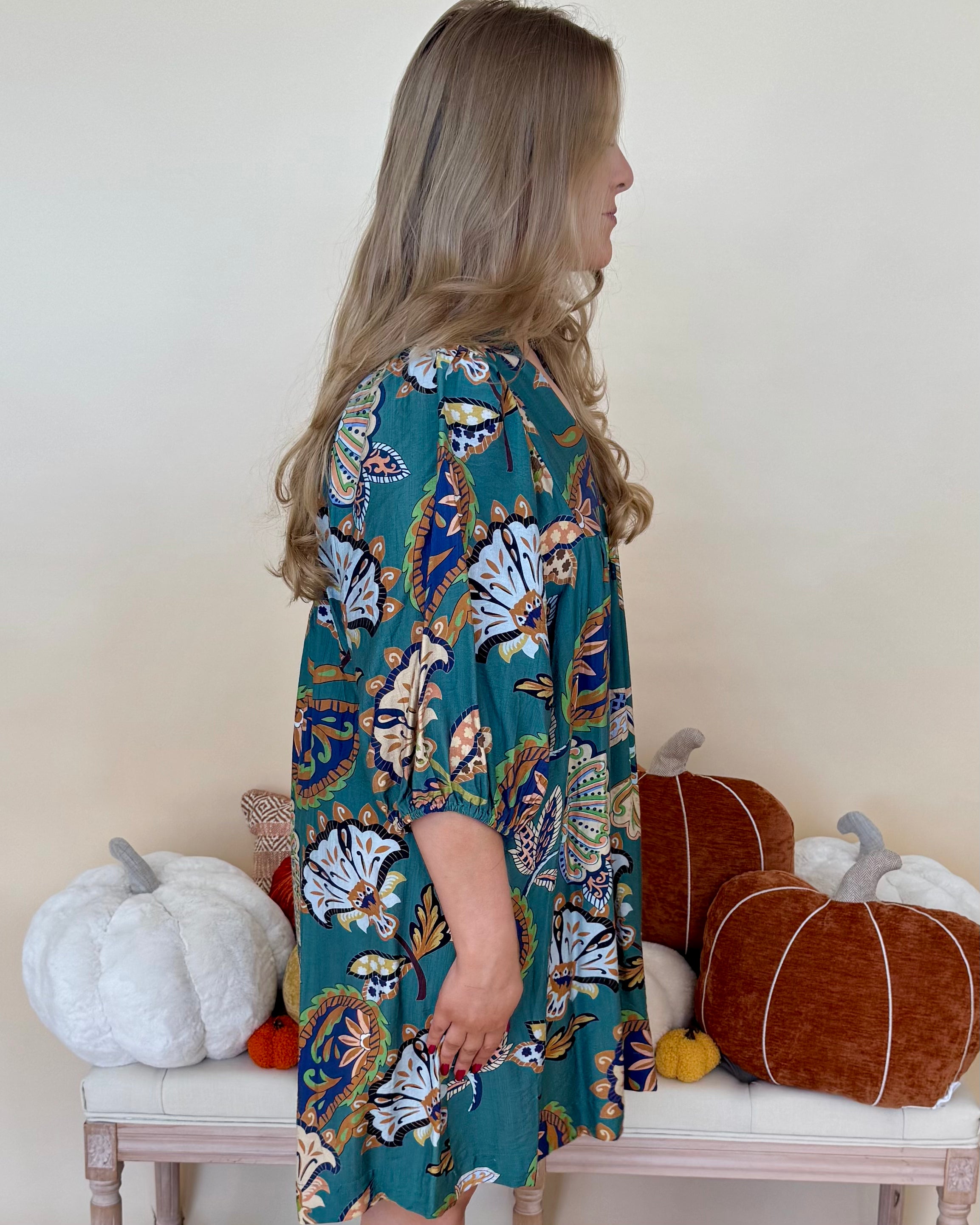 Find Time Lagoon Plus Abstract Dress-Shop-Womens-Boutique-Clothing