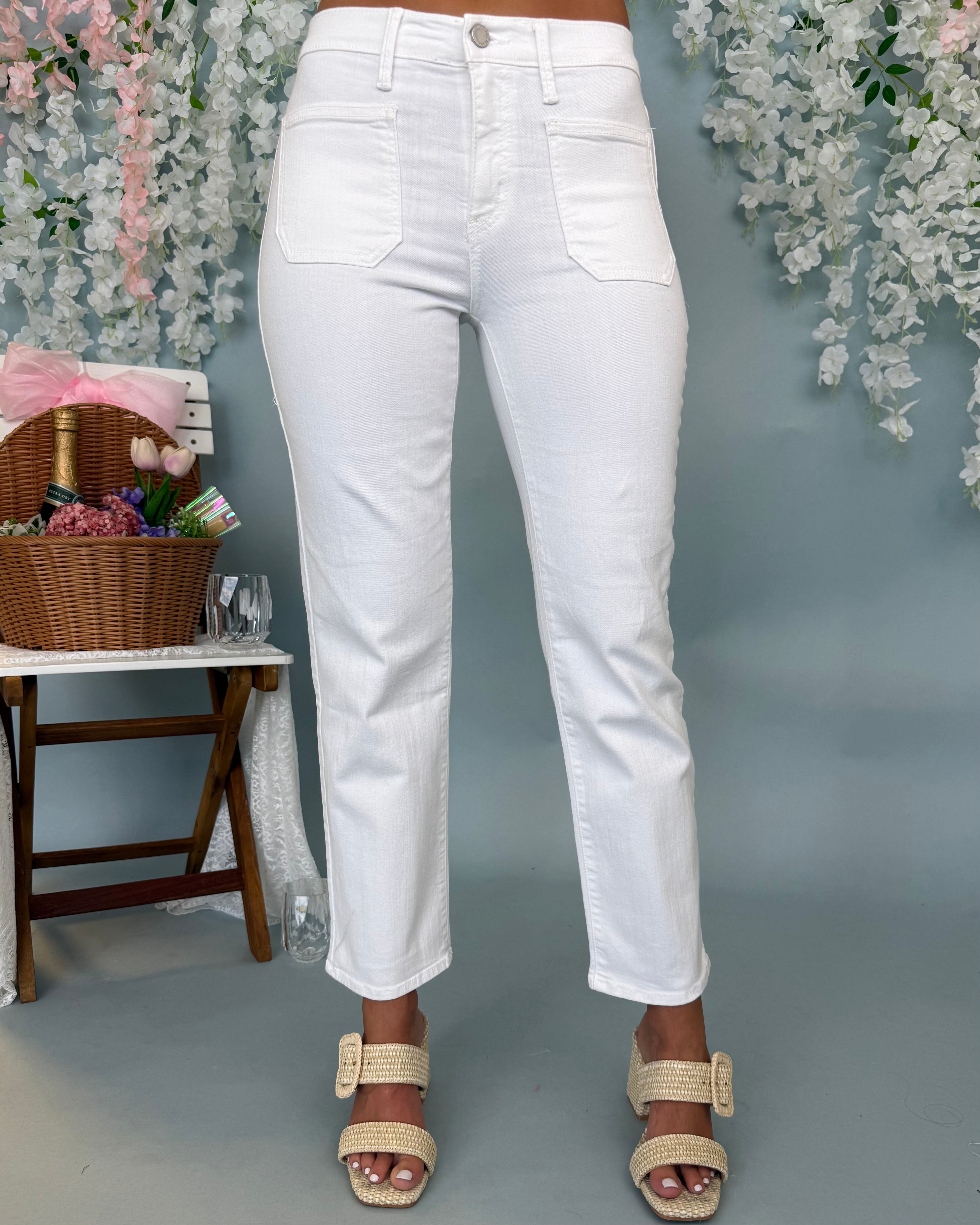 Plan It Optic White Straight Leg Jean-Shop-Womens-Boutique-Clothing