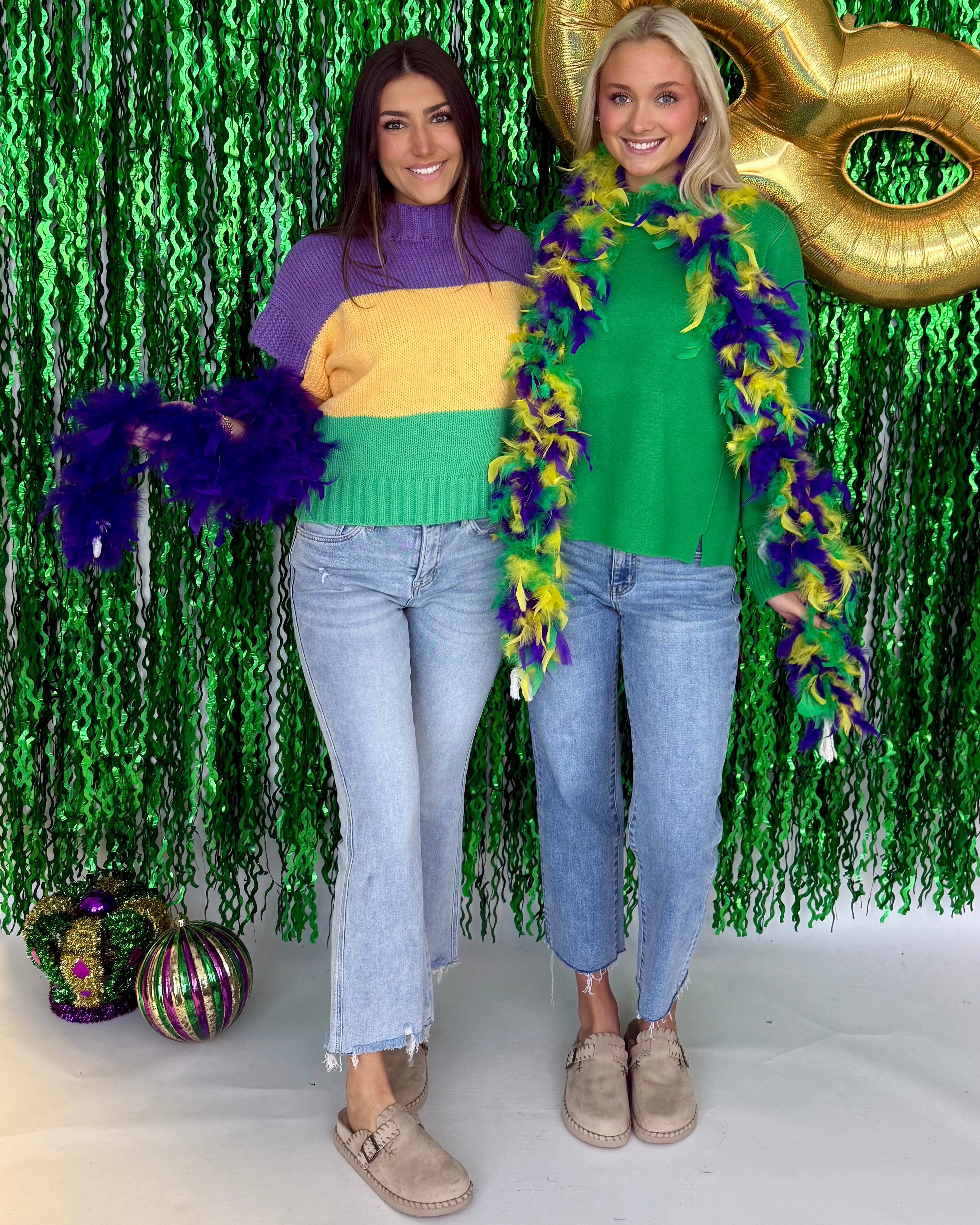 Right Answer Green Ribbed Detail Sweater-Shop-Womens-Boutique-Clothing