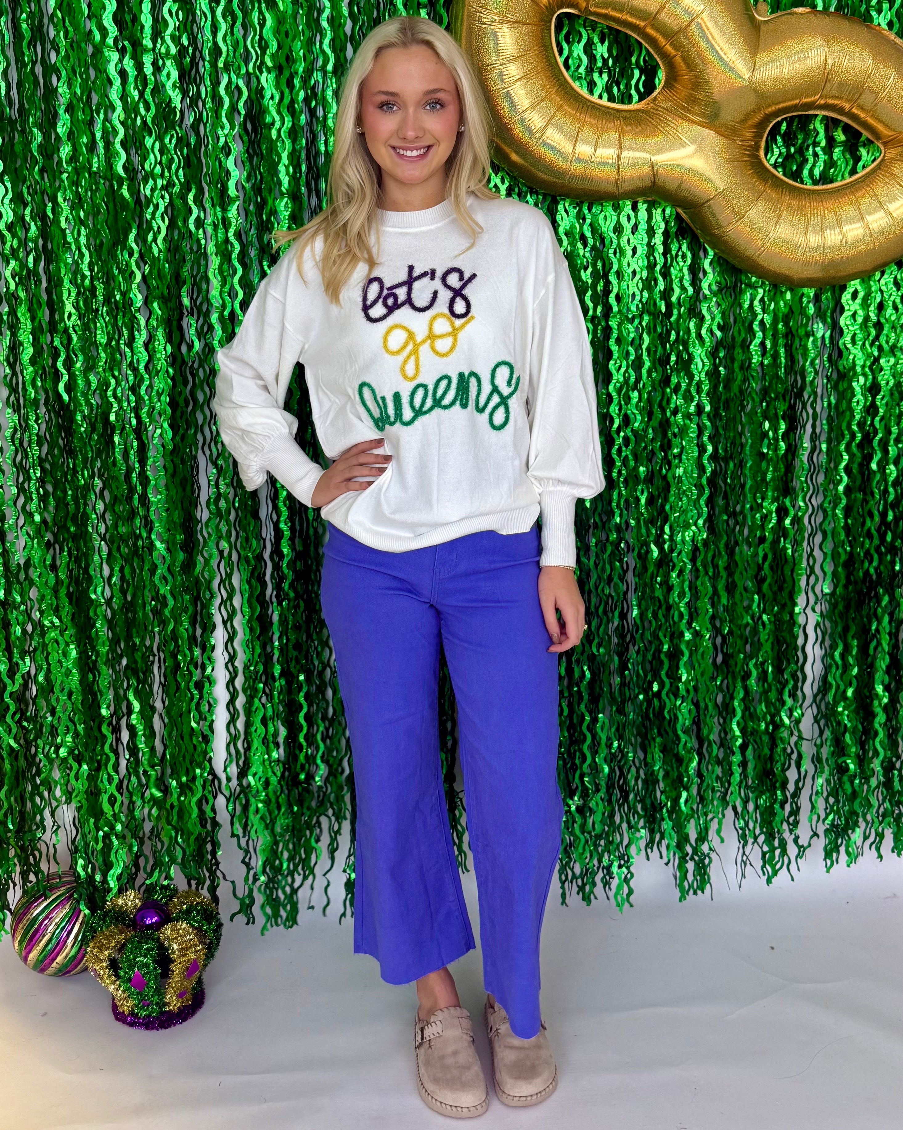 Weekend Calm Very Peri Wide Leg Denim Jeans-Shop-Womens-Boutique-Clothing