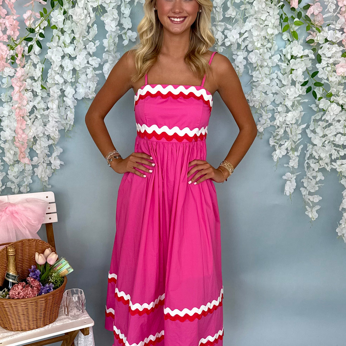 ３点セット☆新品未開封☆Ricca ricca エプロンワンピース 130cm 3点セット☆新品未開封☆Ricca ricca エプロンワンピース 130cm 3点