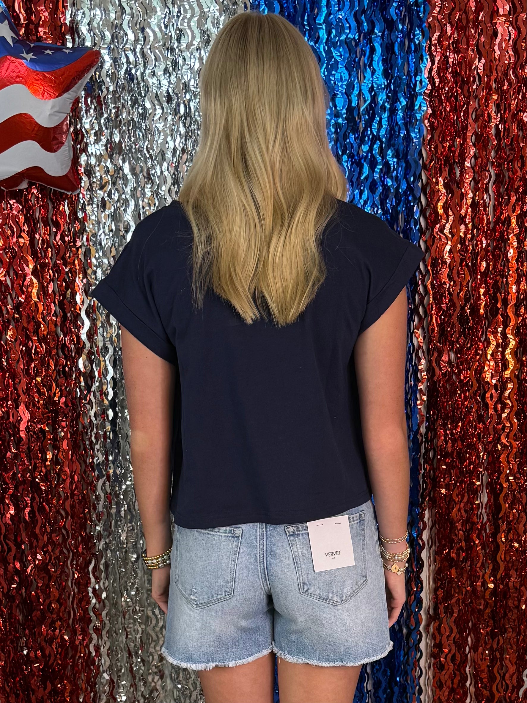 Pretty Harbor Navy Flag Top-Shop-Womens-Boutique-Clothing