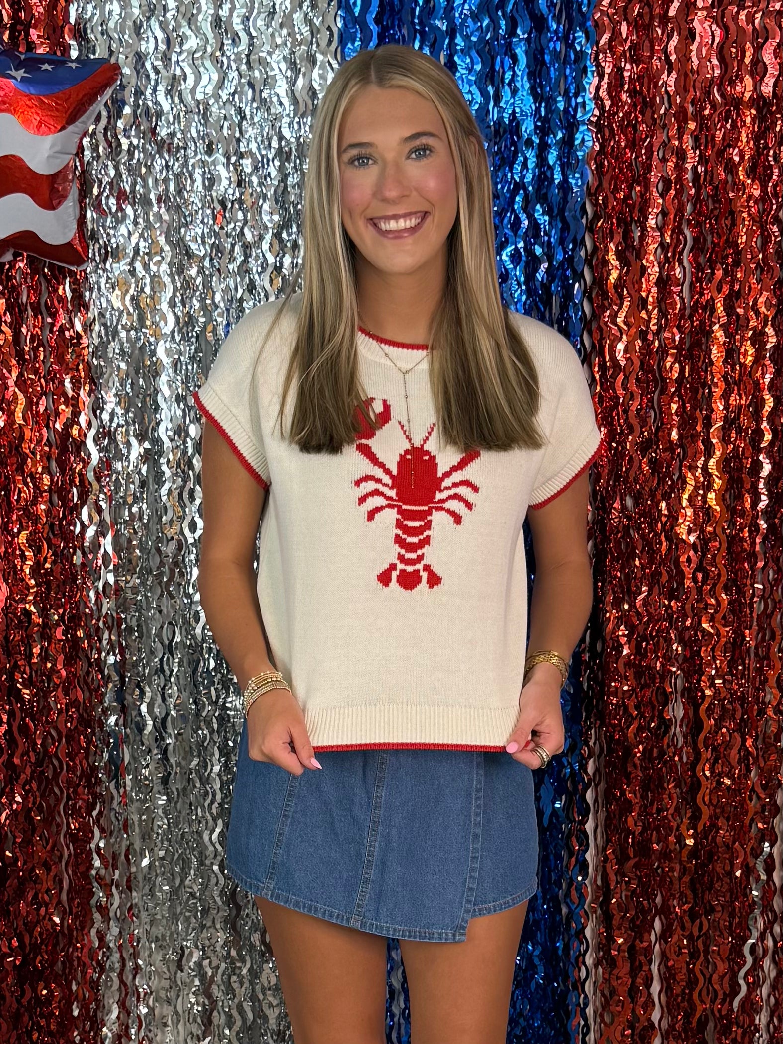 Sunset Lover Cream Lobster Sweater-Shop-Womens-Boutique-Clothing