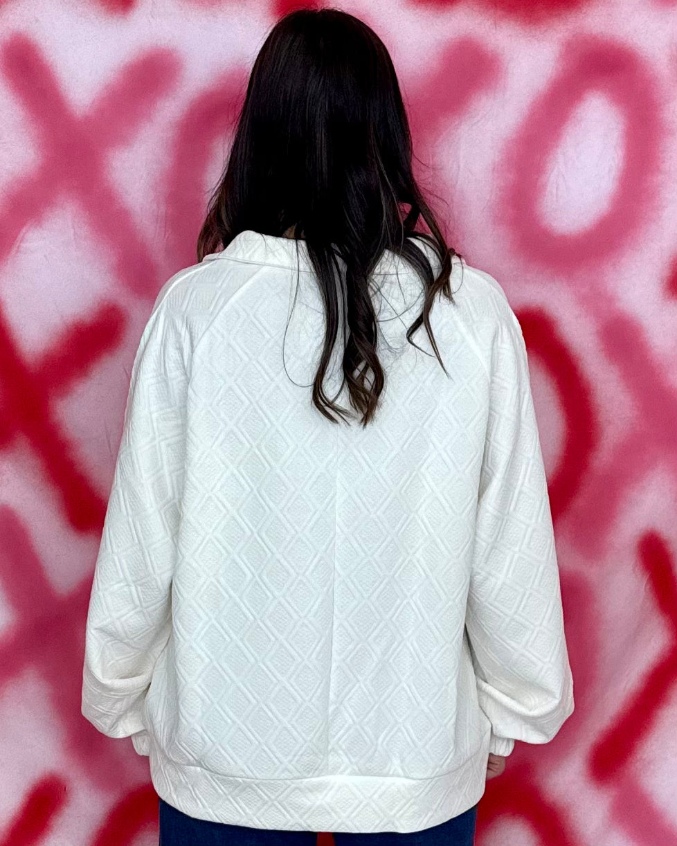 Ready For Anything Beige Plus Contrast Sweatshirt-Shop-Womens-Boutique-Clothing