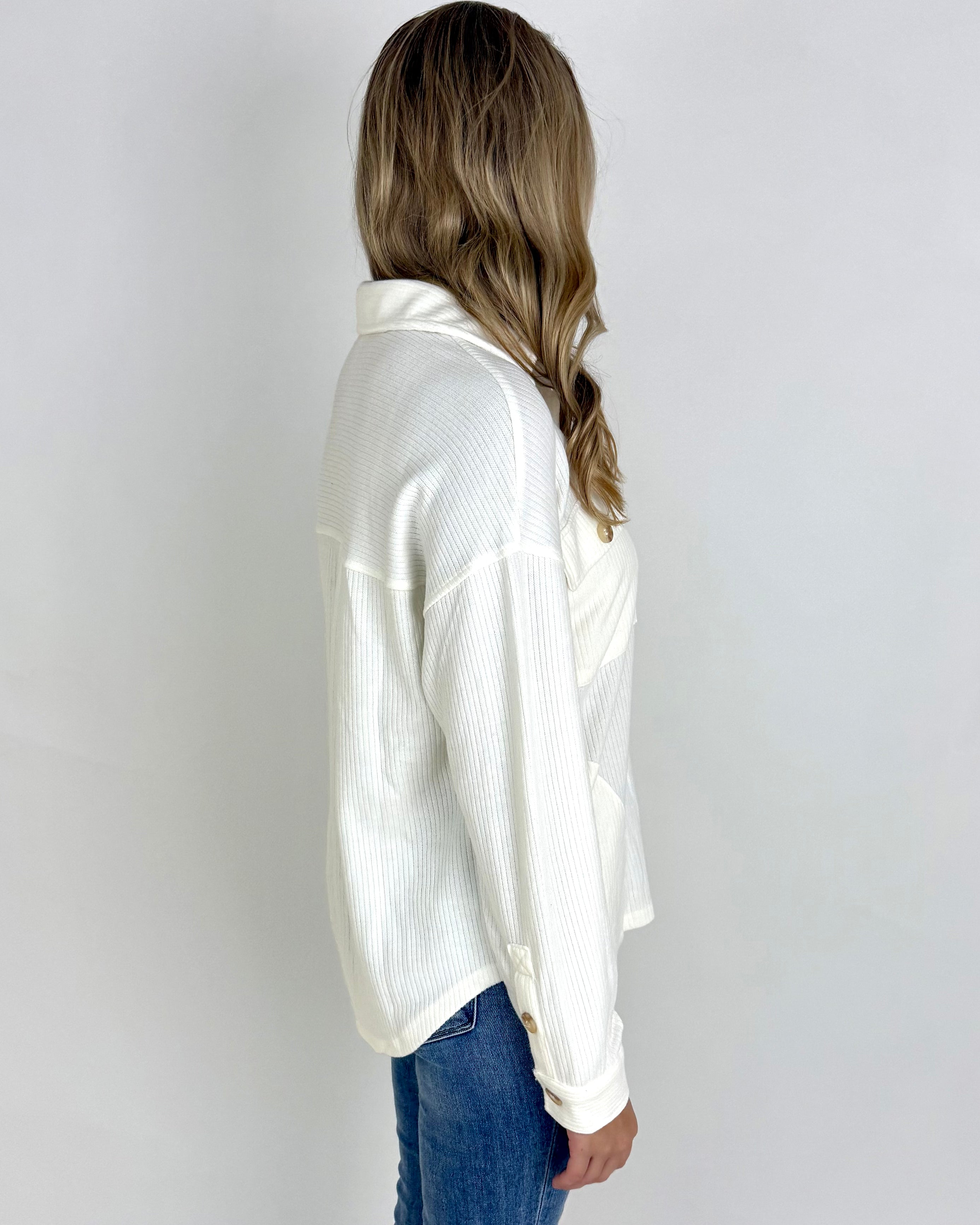 Want It Back Ivory Button Top-Shop-Womens-Boutique-Clothing