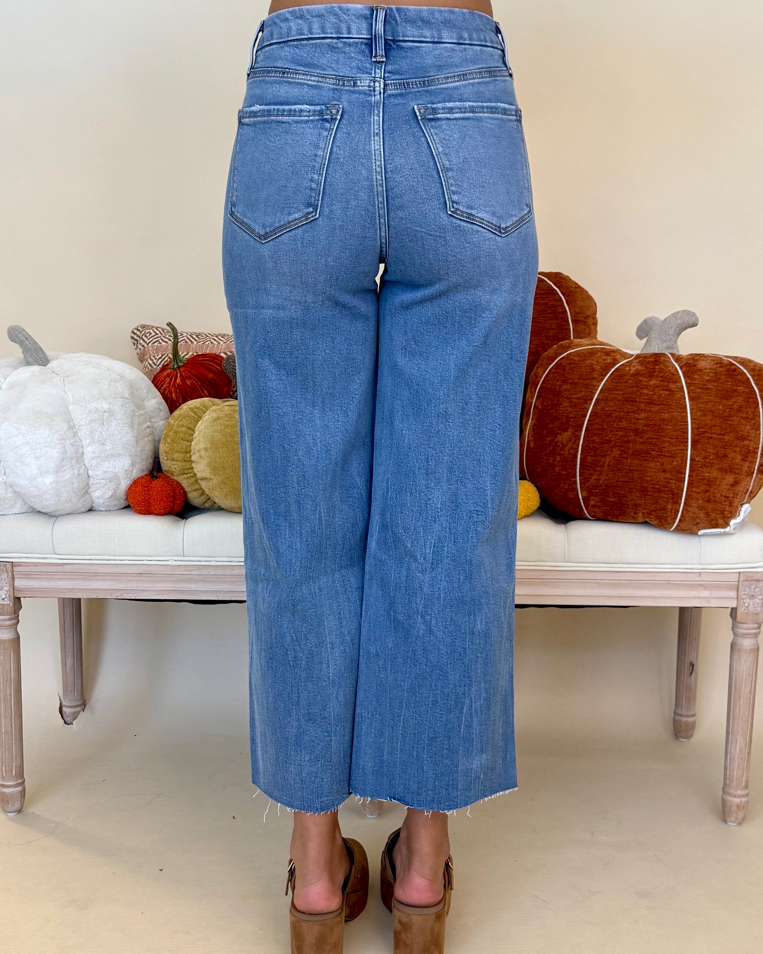 Take Notes High Rise Crop Wide Jeans-Shop-Womens-Boutique-Clothing