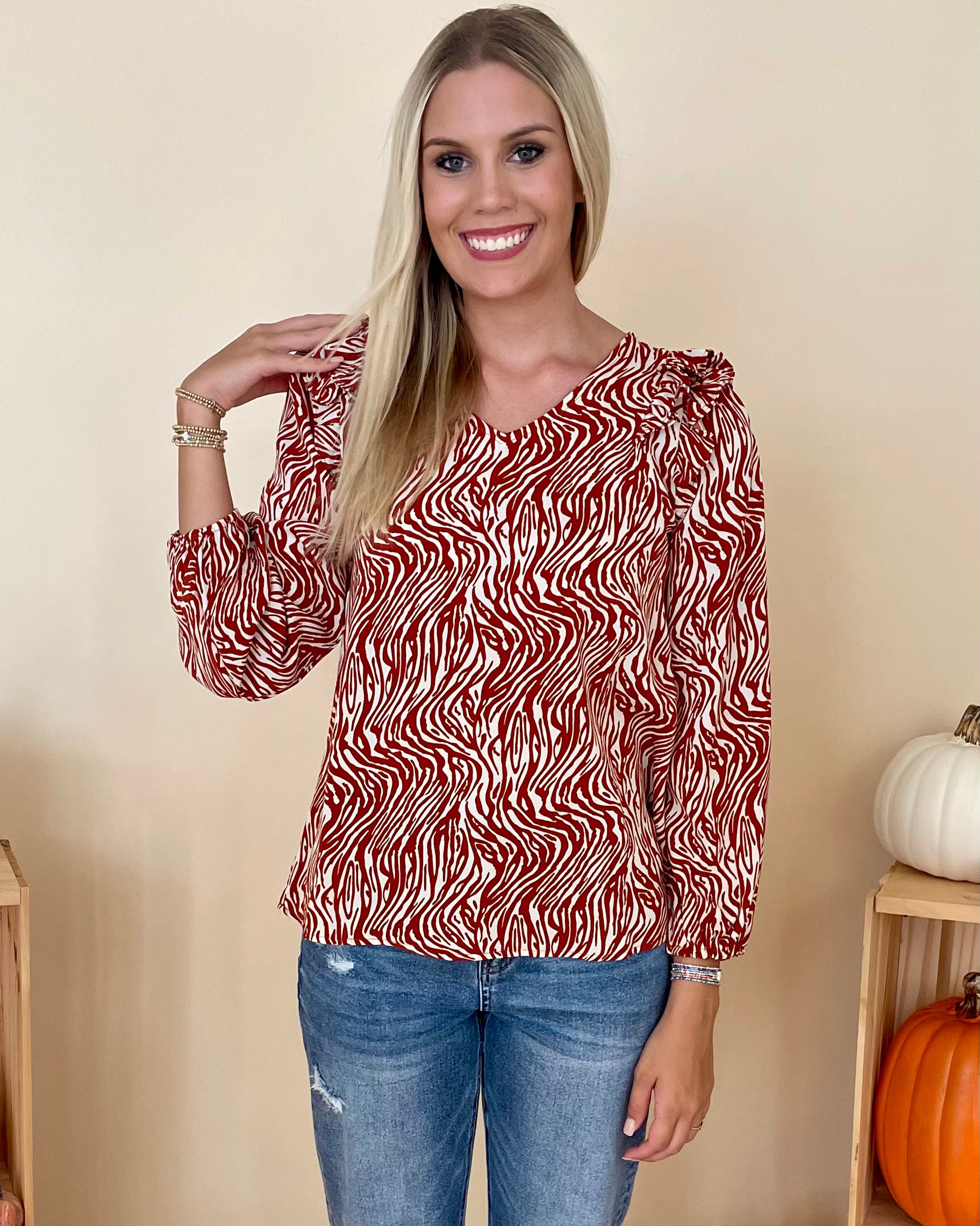 Have It All Rust Zebra Print Top-Shop-Womens-Boutique-Clothing