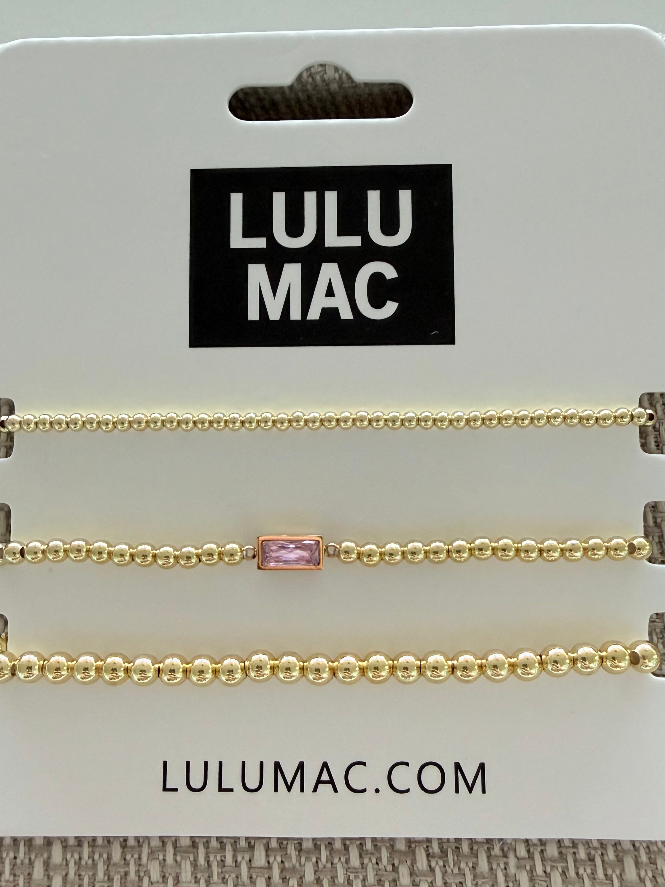 LULU MAC October Birthstone Bracelet Set