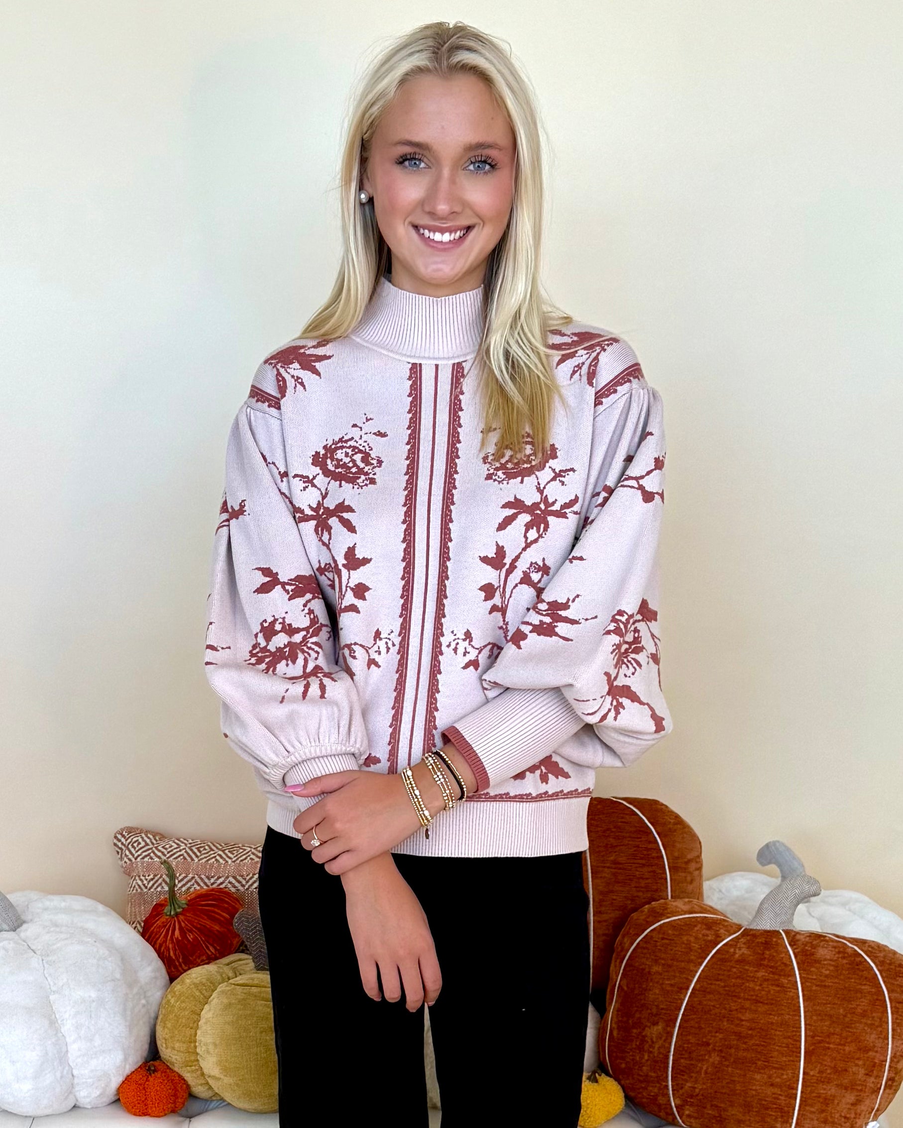 Nothing Changed Mauve Floral Sweater-Shop-Womens-Boutique-Clothing