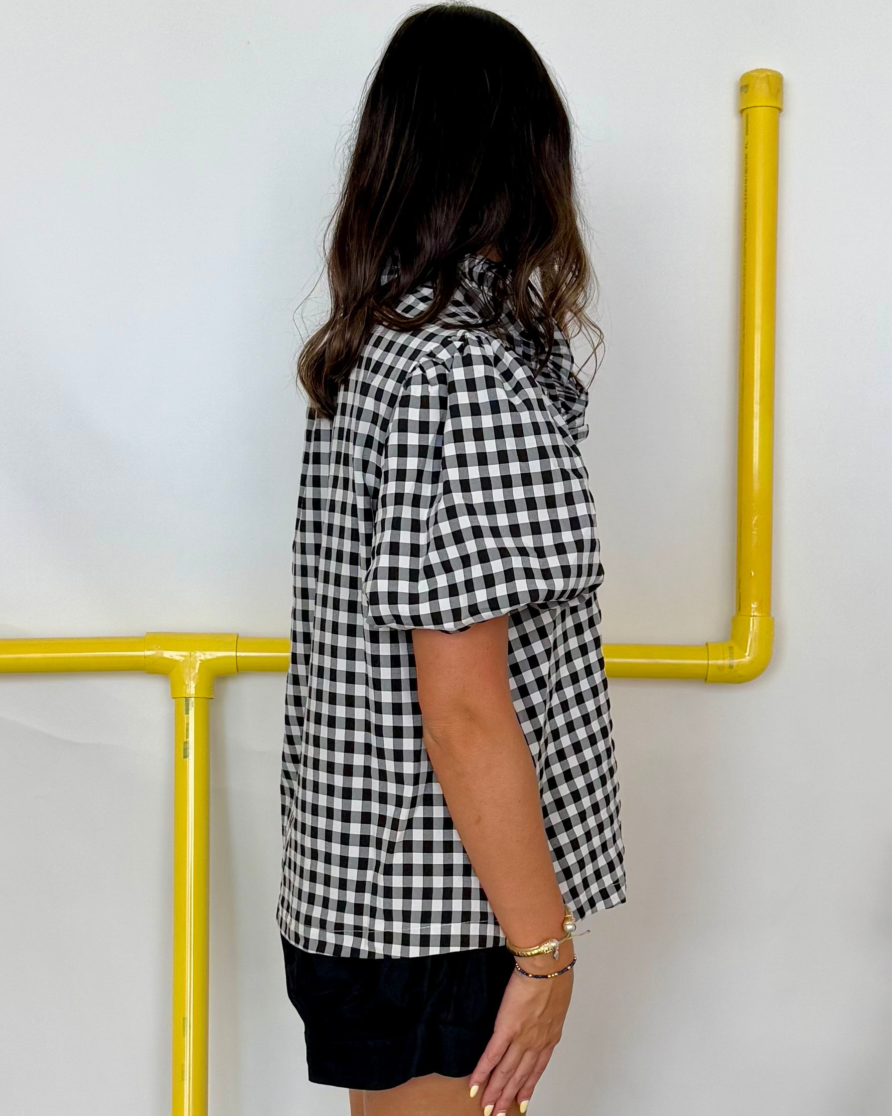 Remember You Black Ruffle Collar Top-Shop-Womens-Boutique-Clothing