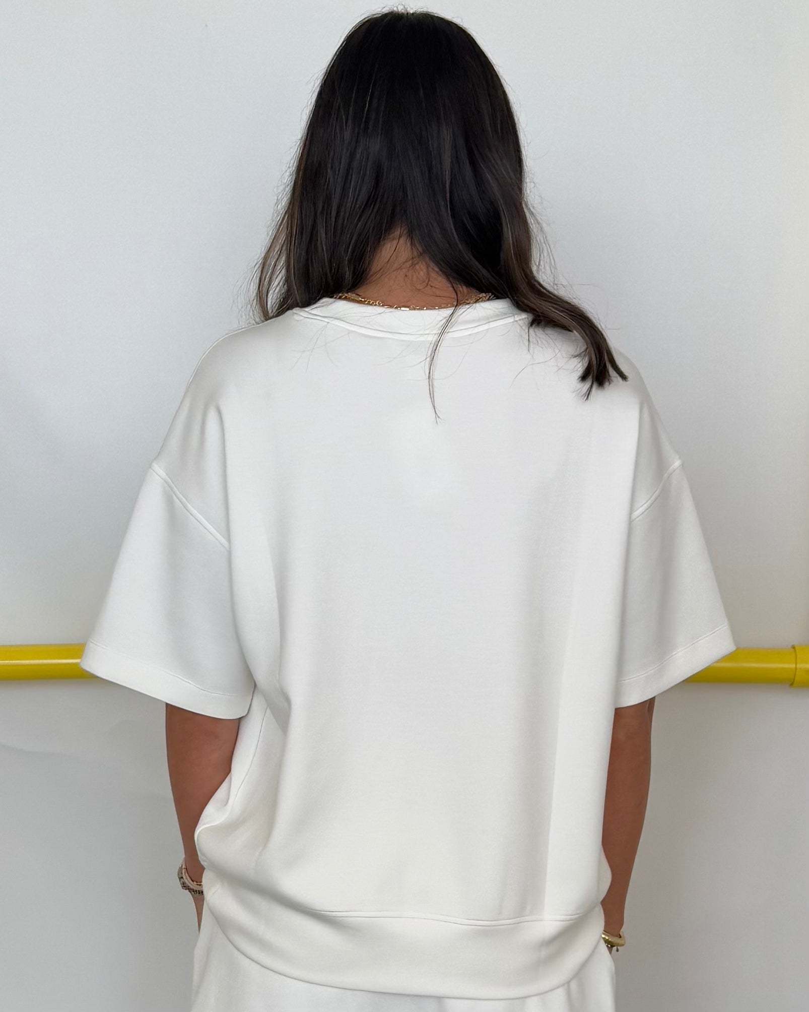 Not Too Far Cream Round Neck Top-Shop-Womens-Boutique-Clothing