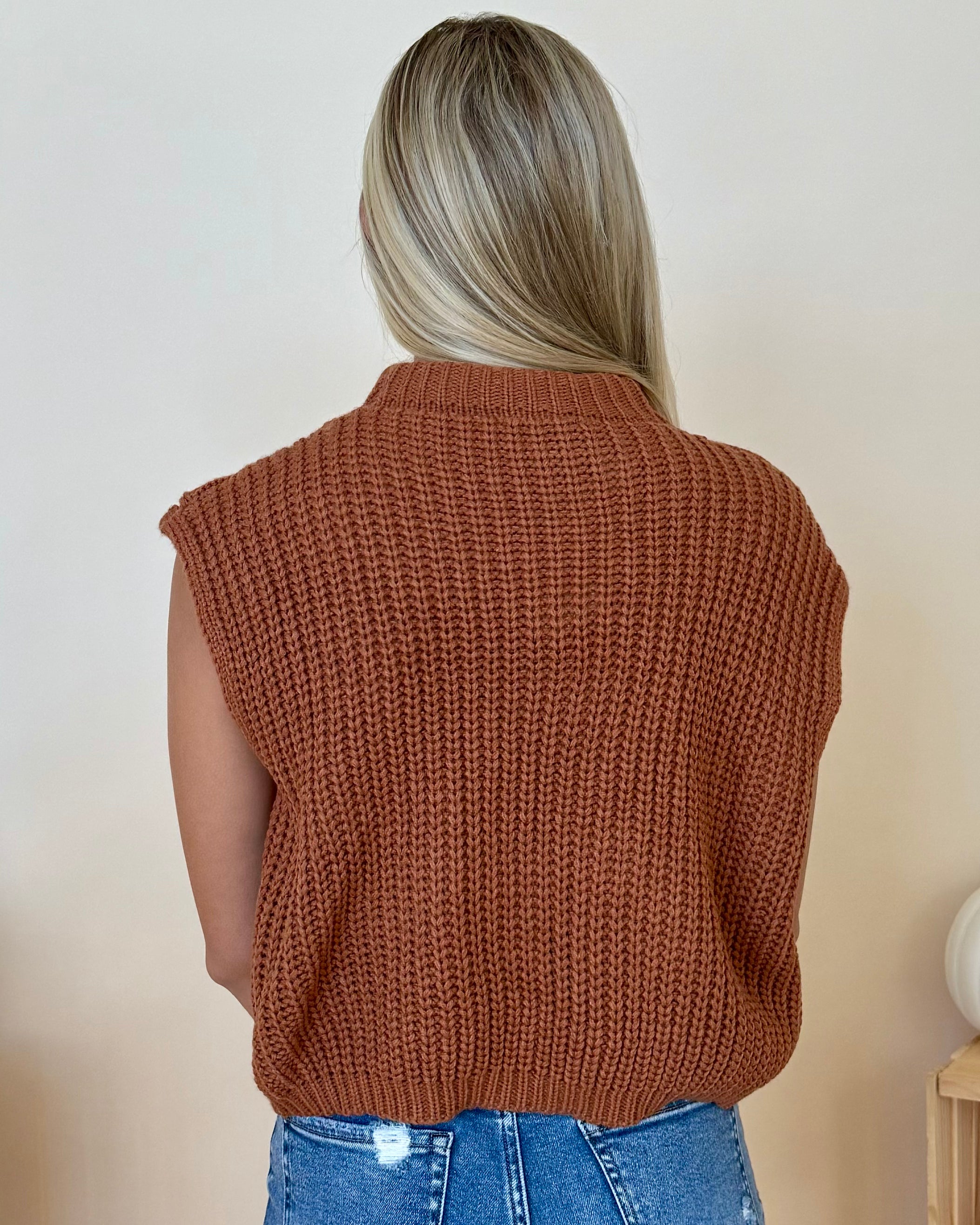 Comfy Glam Caramel Cable Knit Sweater-Shop-Womens-Boutique-Clothing