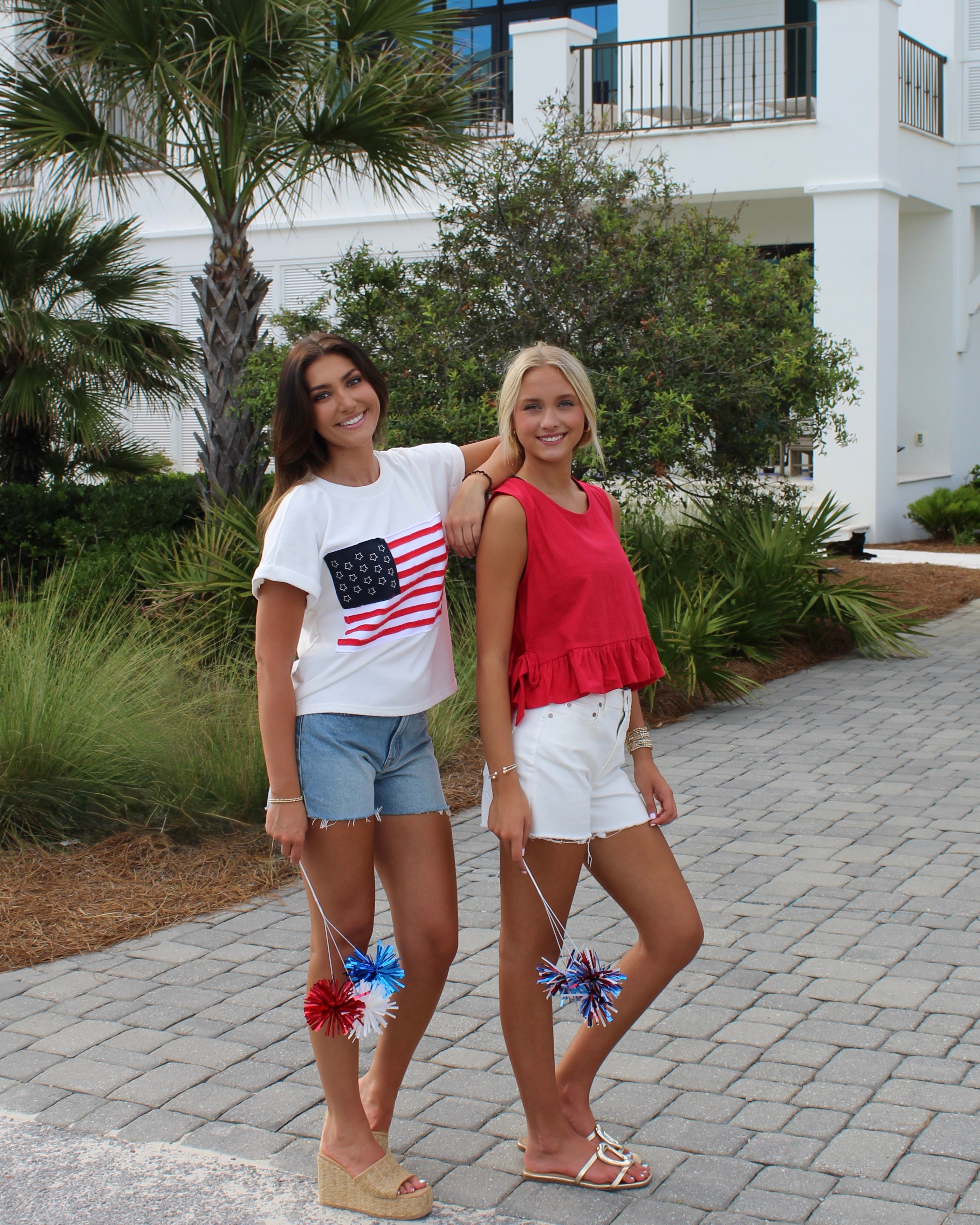 Take It In Off White Flag Top-Shop-Womens-Boutique-Clothing
