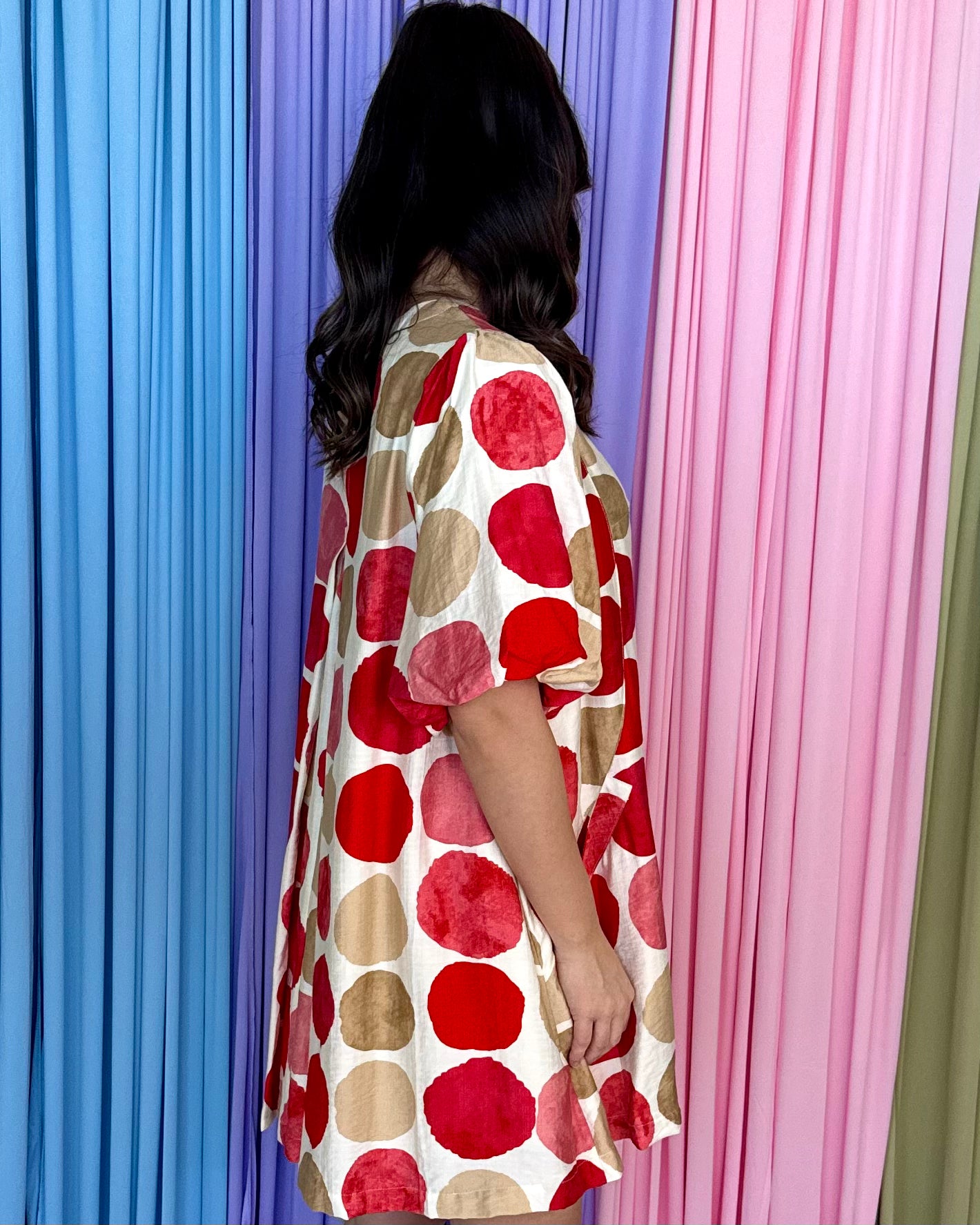 Sweet Escape Red Mix Dress-Shop-Womens-Boutique-Clothing