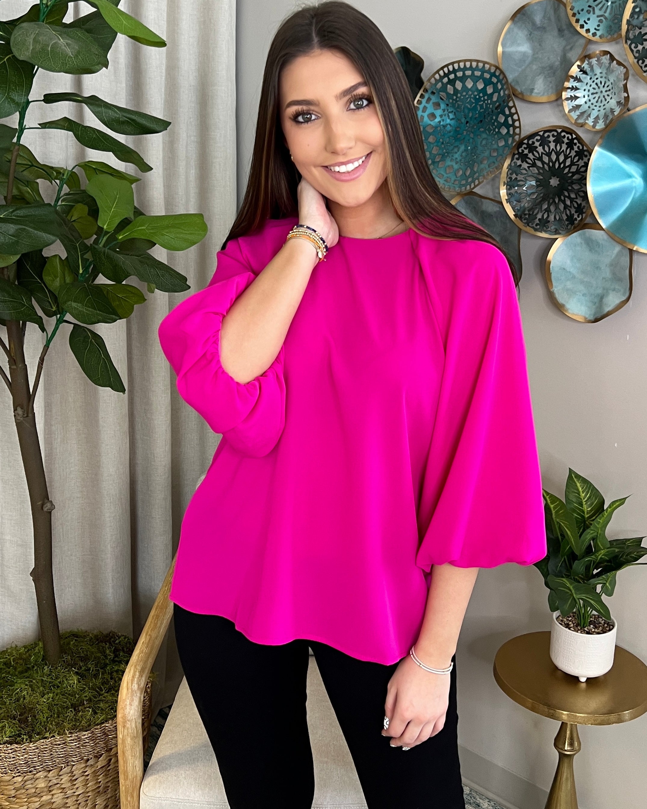 Ready For It Magenta Top-Shop-Womens-Boutique-Clothing