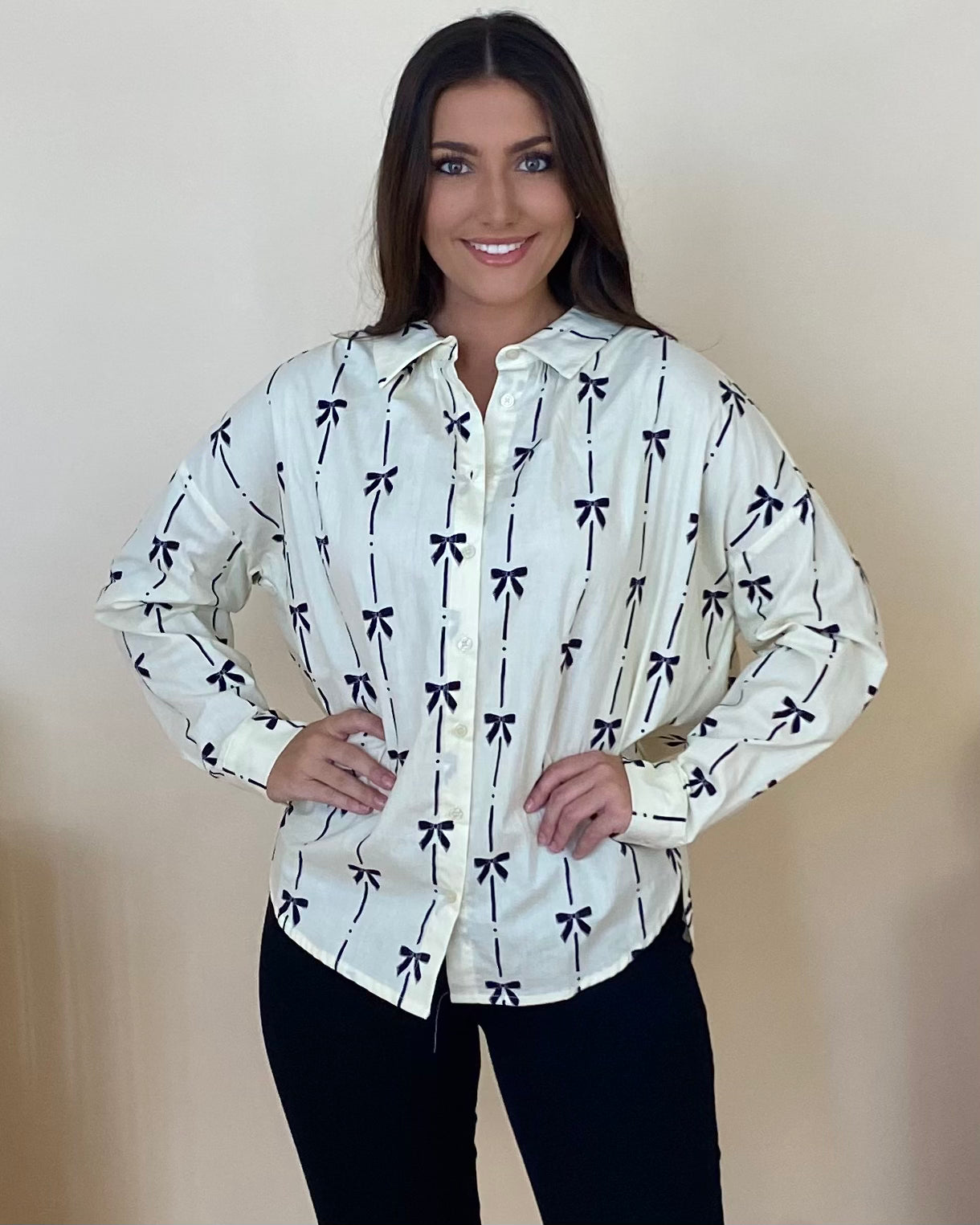 Love Truly Ivory Print Top-Shop-Womens-Boutique-Clothing