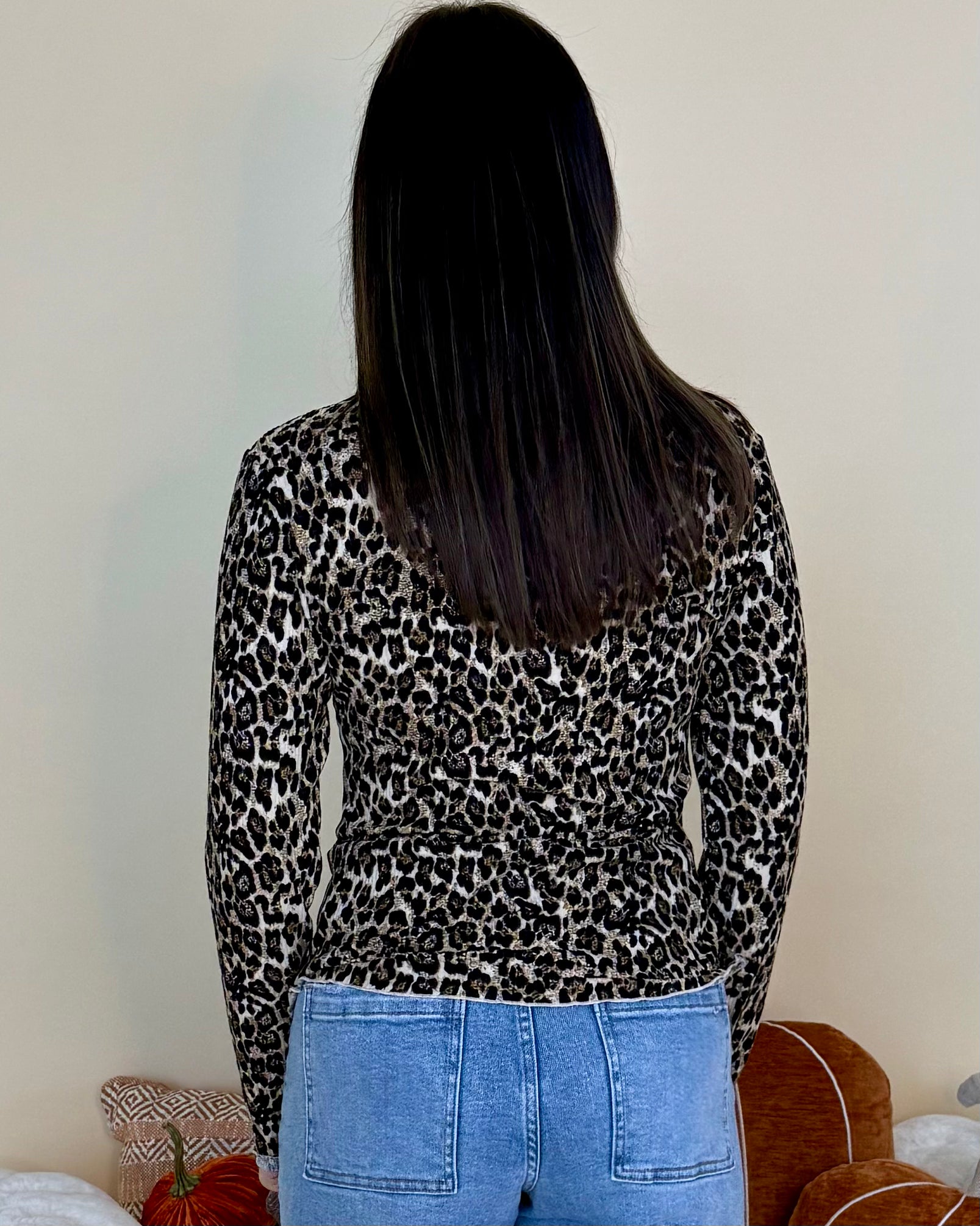 Made You Look Camel Leopard Turtleneck Top-Shop-Womens-Boutique-Clothing