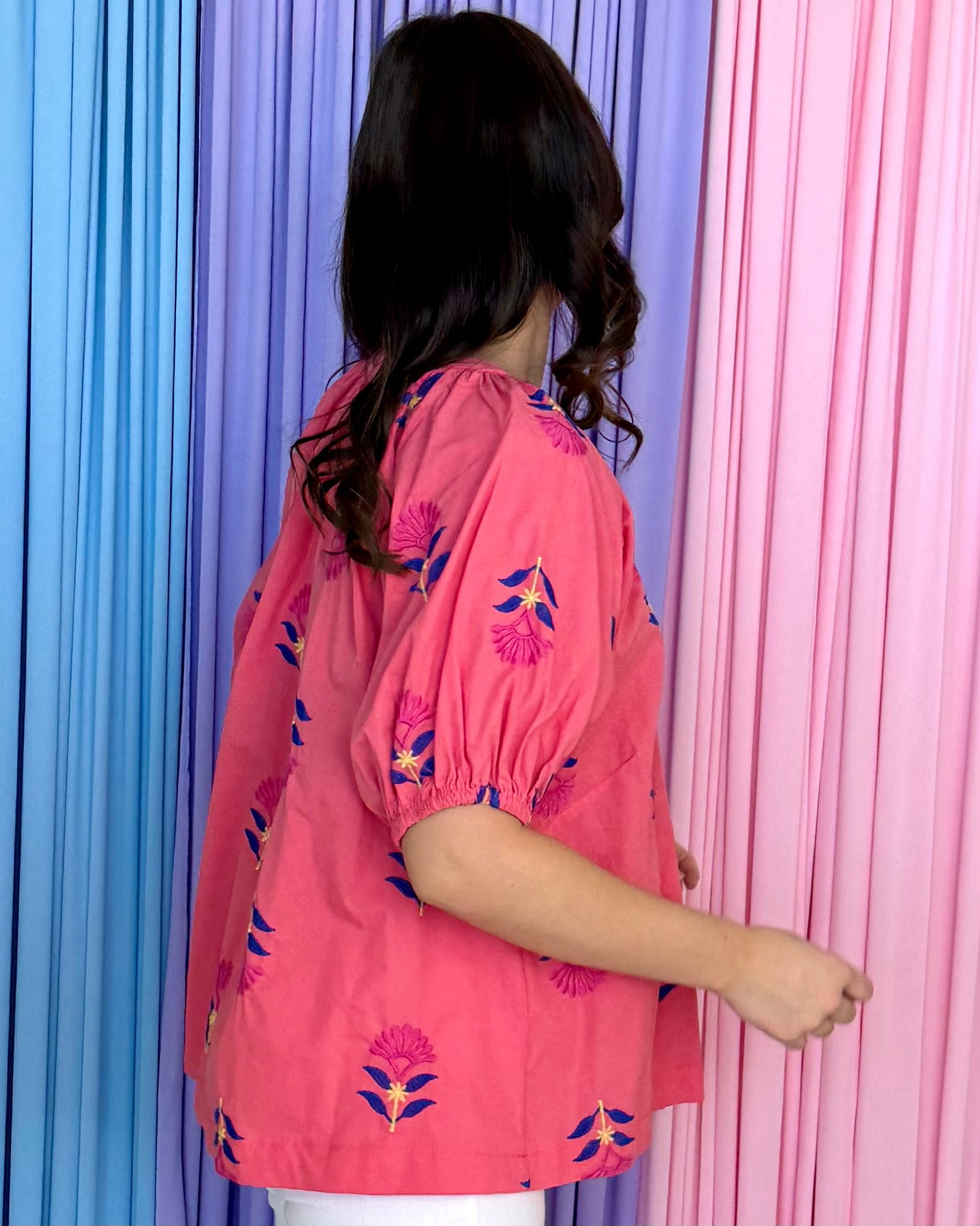 Oh So Pretty Coral Peach Top-Shop-Womens-Boutique-Clothing