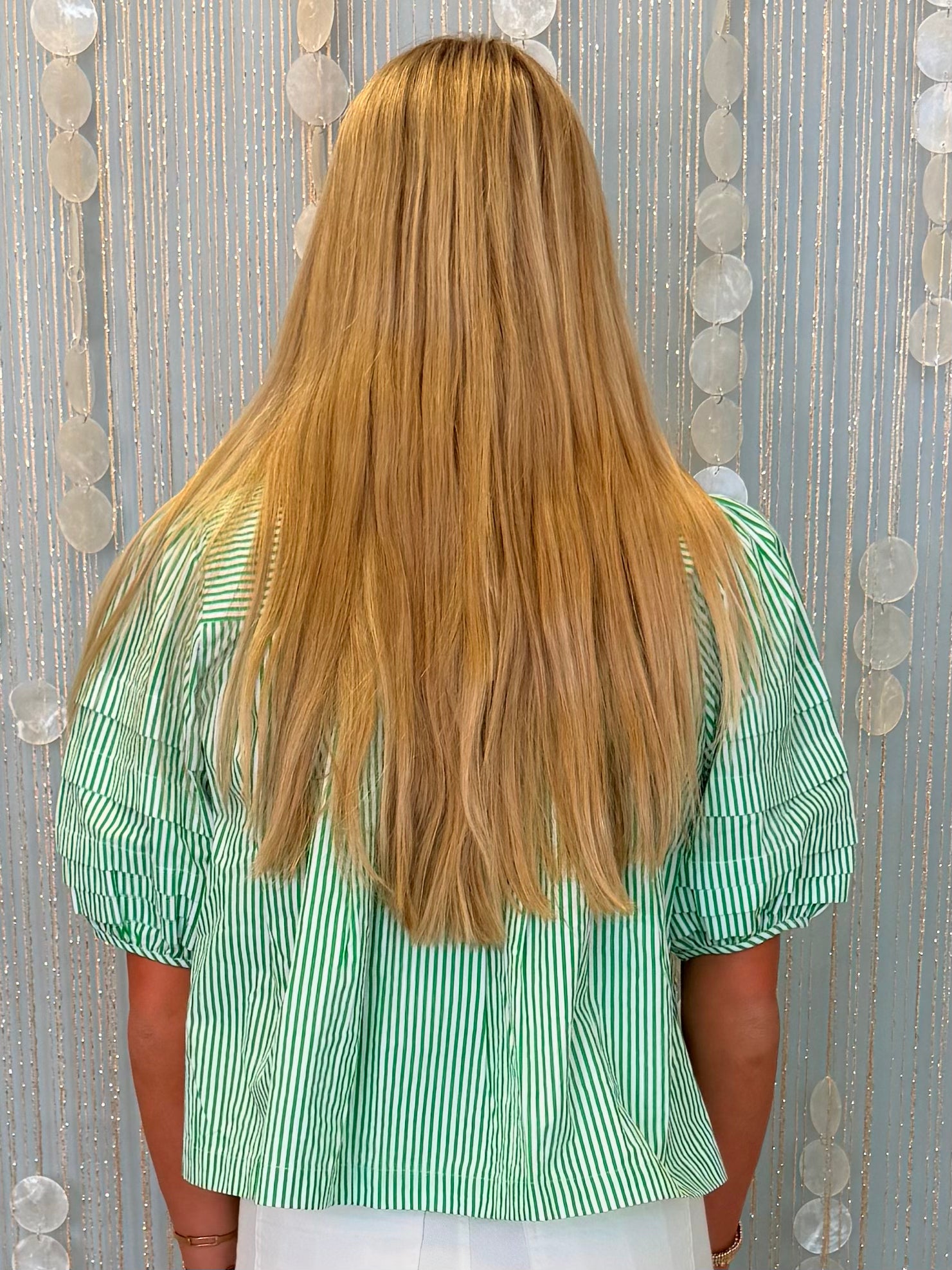 Classy Intentions Green Button Up Top-Shop-Womens-Boutique-Clothing