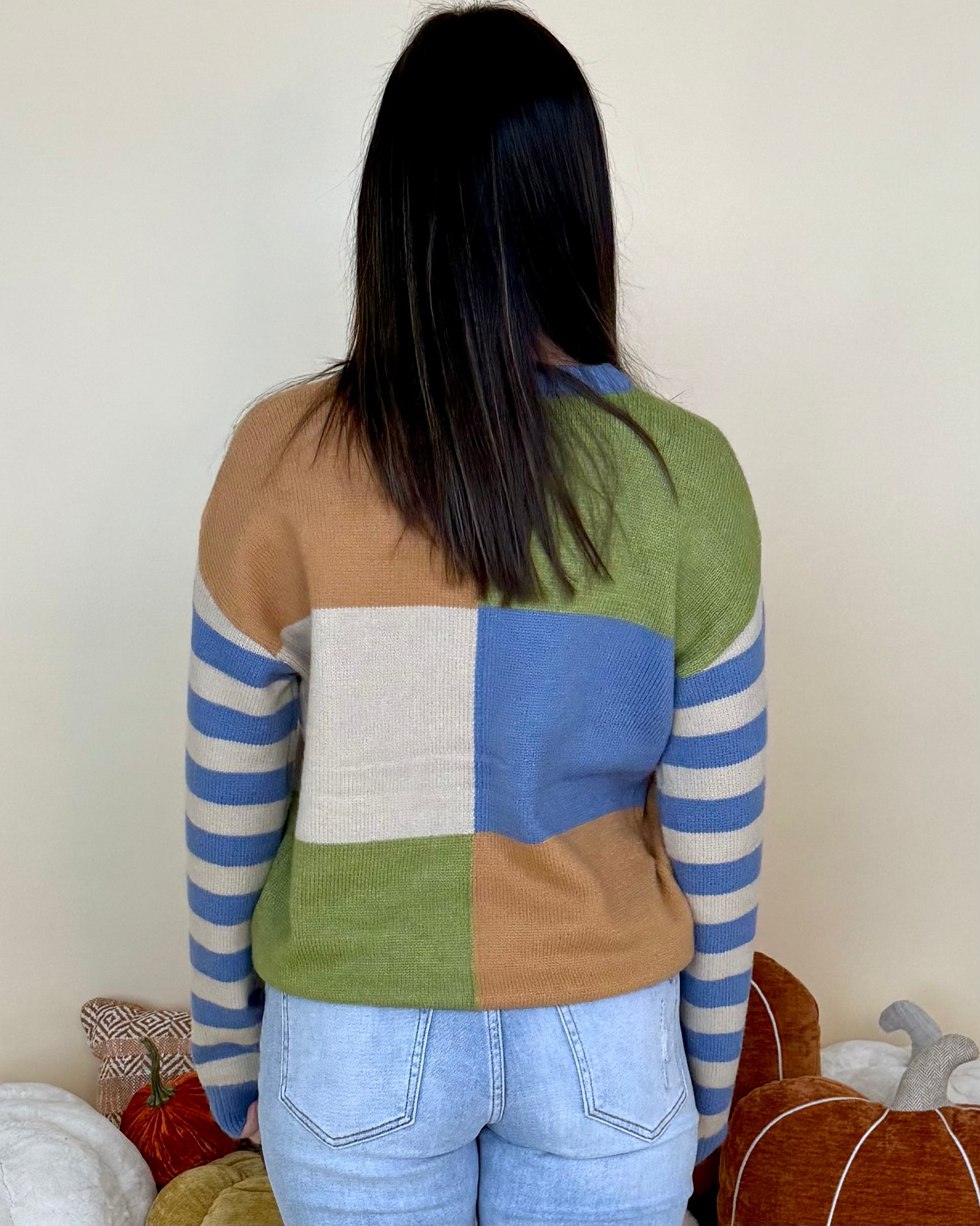 Floating About Earthen Sky Colorblock Sweater-Shop-Womens-Boutique-Clothing