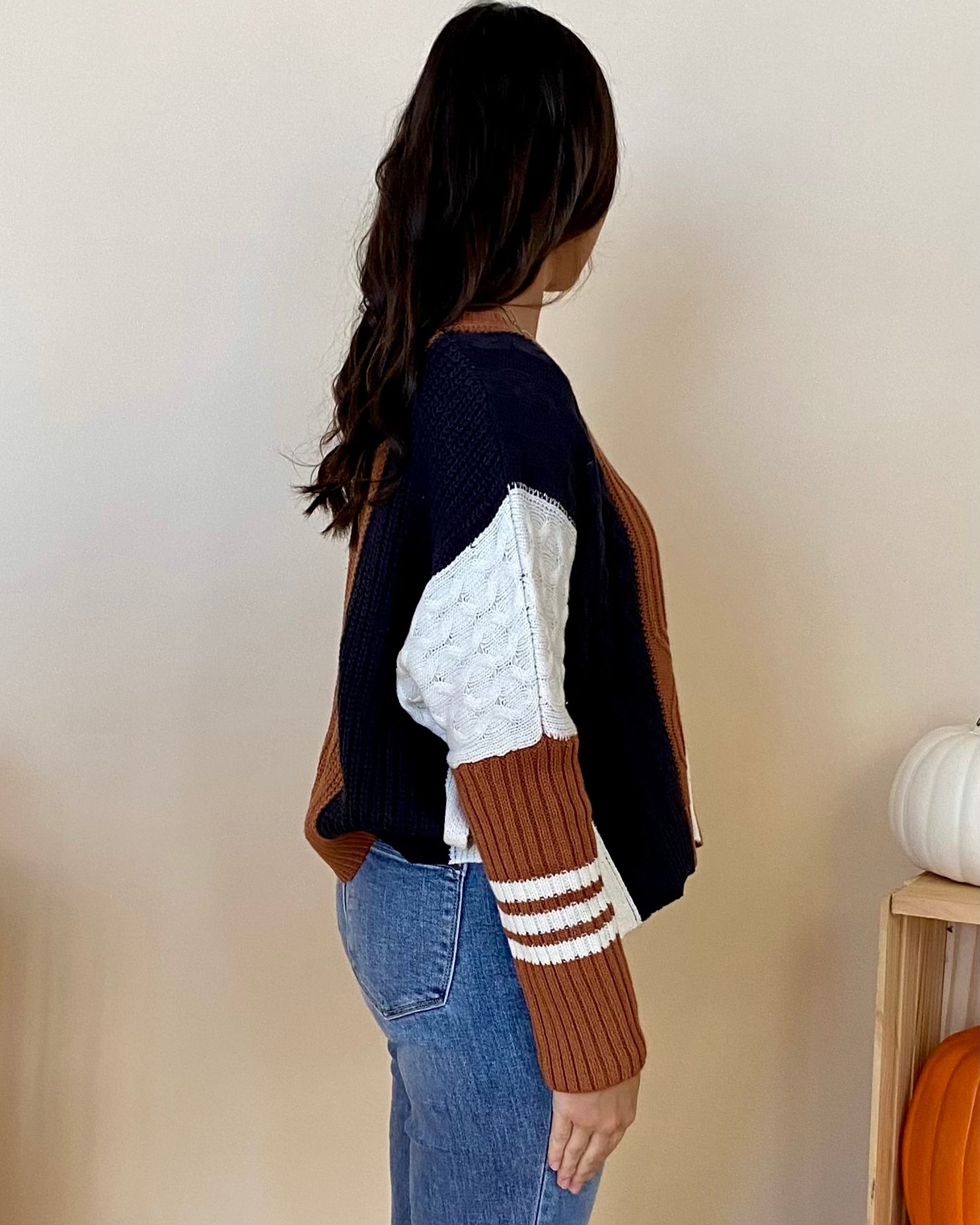 My Own Sienna Colorblock Sweater-Shop-Womens-Boutique-Clothing