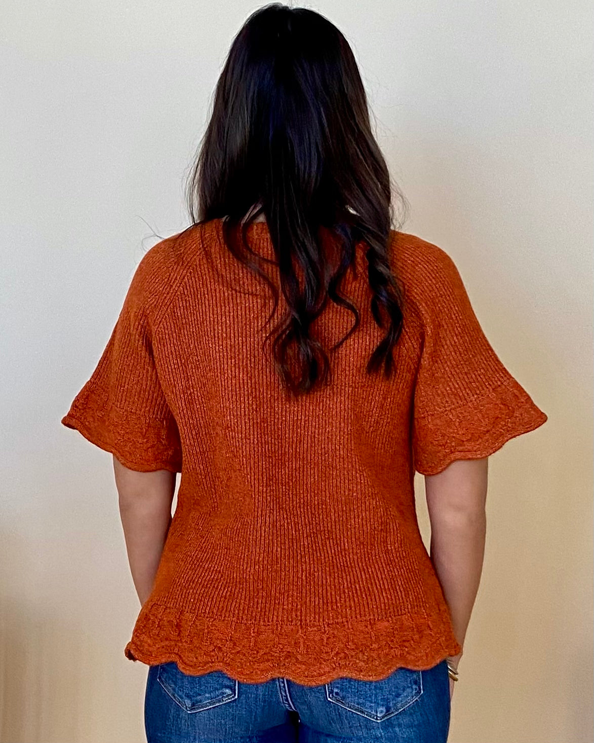 On My Heart Pumpkin Scallop Sweater-Shop-Womens-Boutique-Clothing