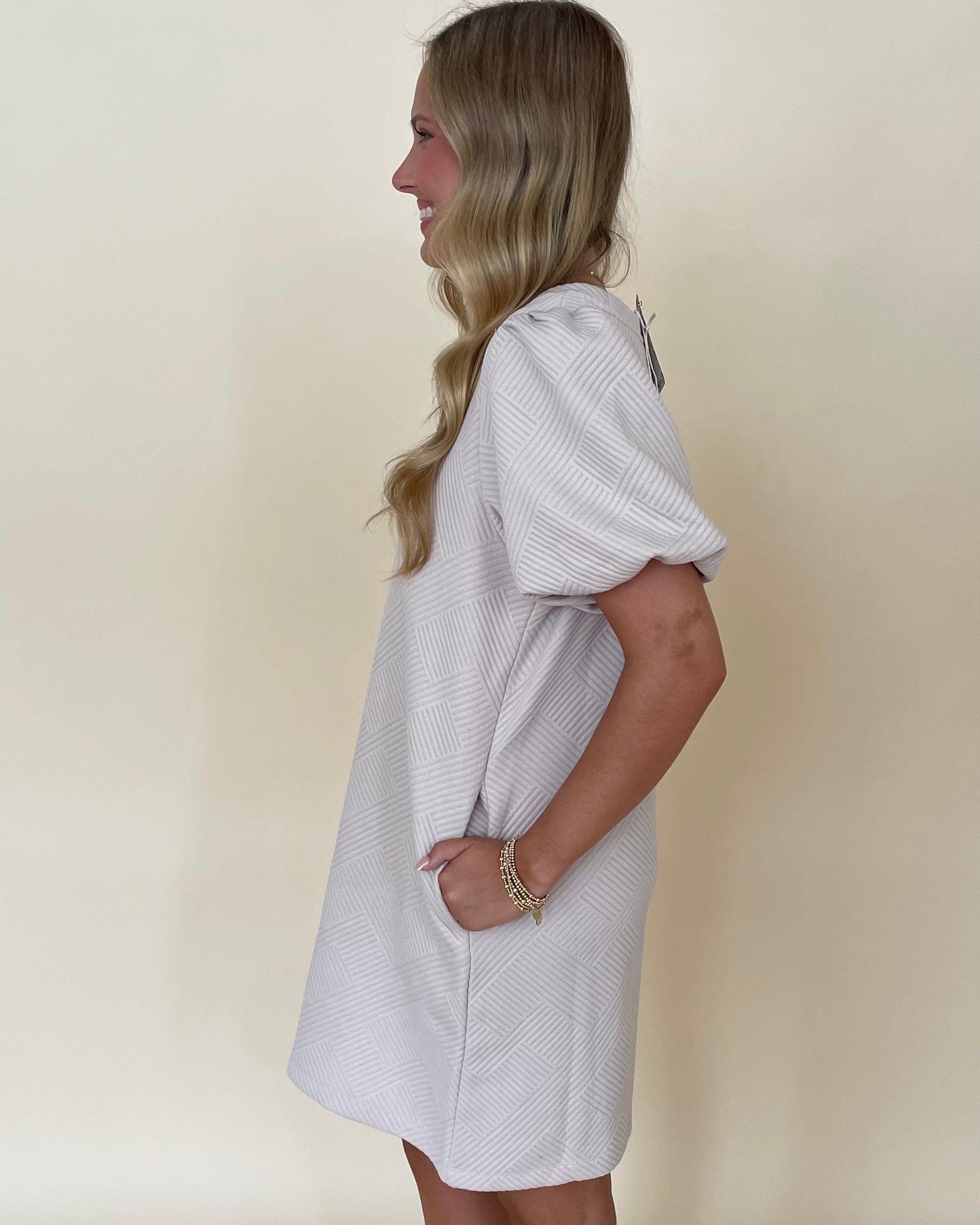 Sweet Applause Sand Textured Dress-Shop-Womens-Boutique-Clothing