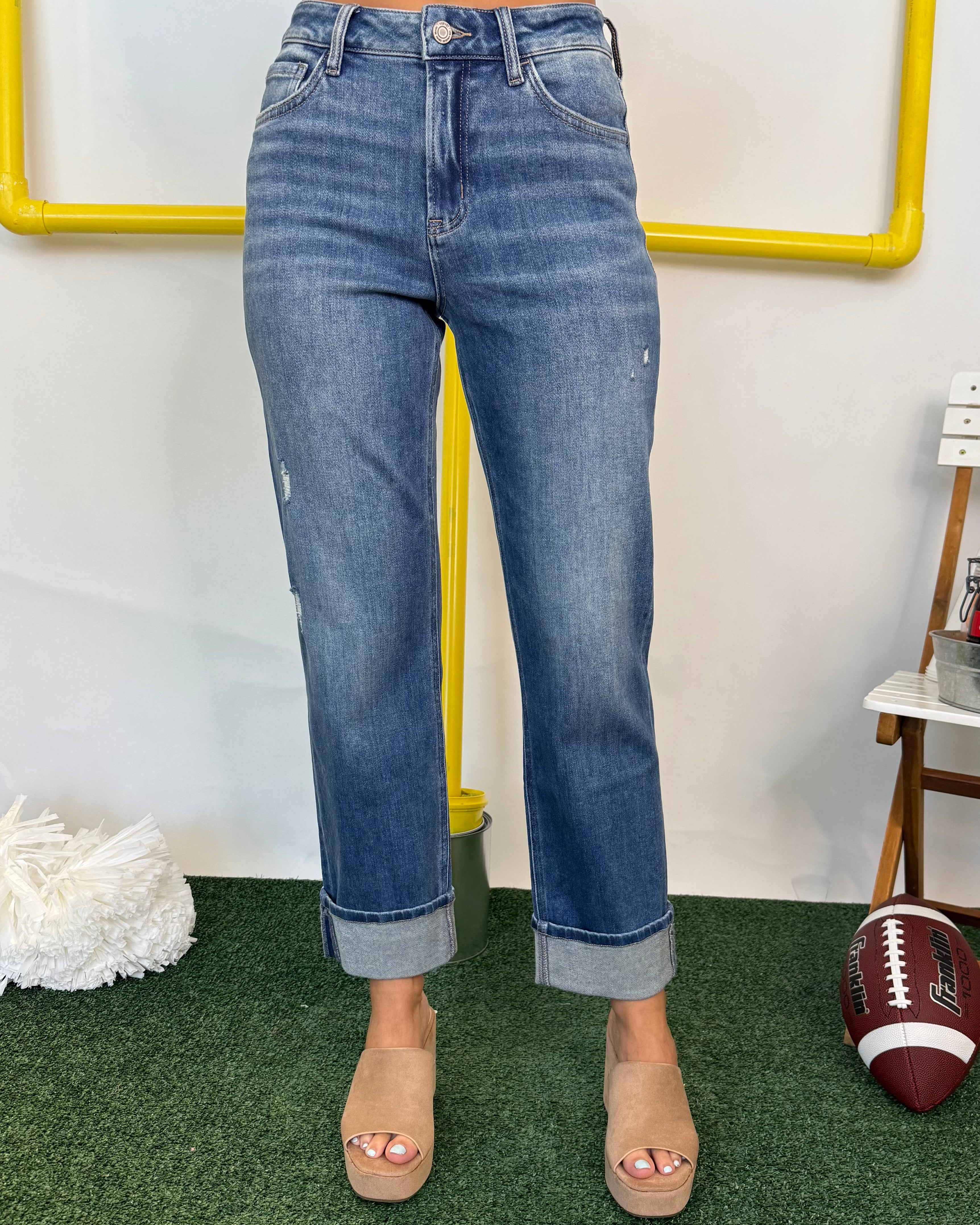 On The Time High Rise Straight Jean-Shop-Womens-Boutique-Clothing