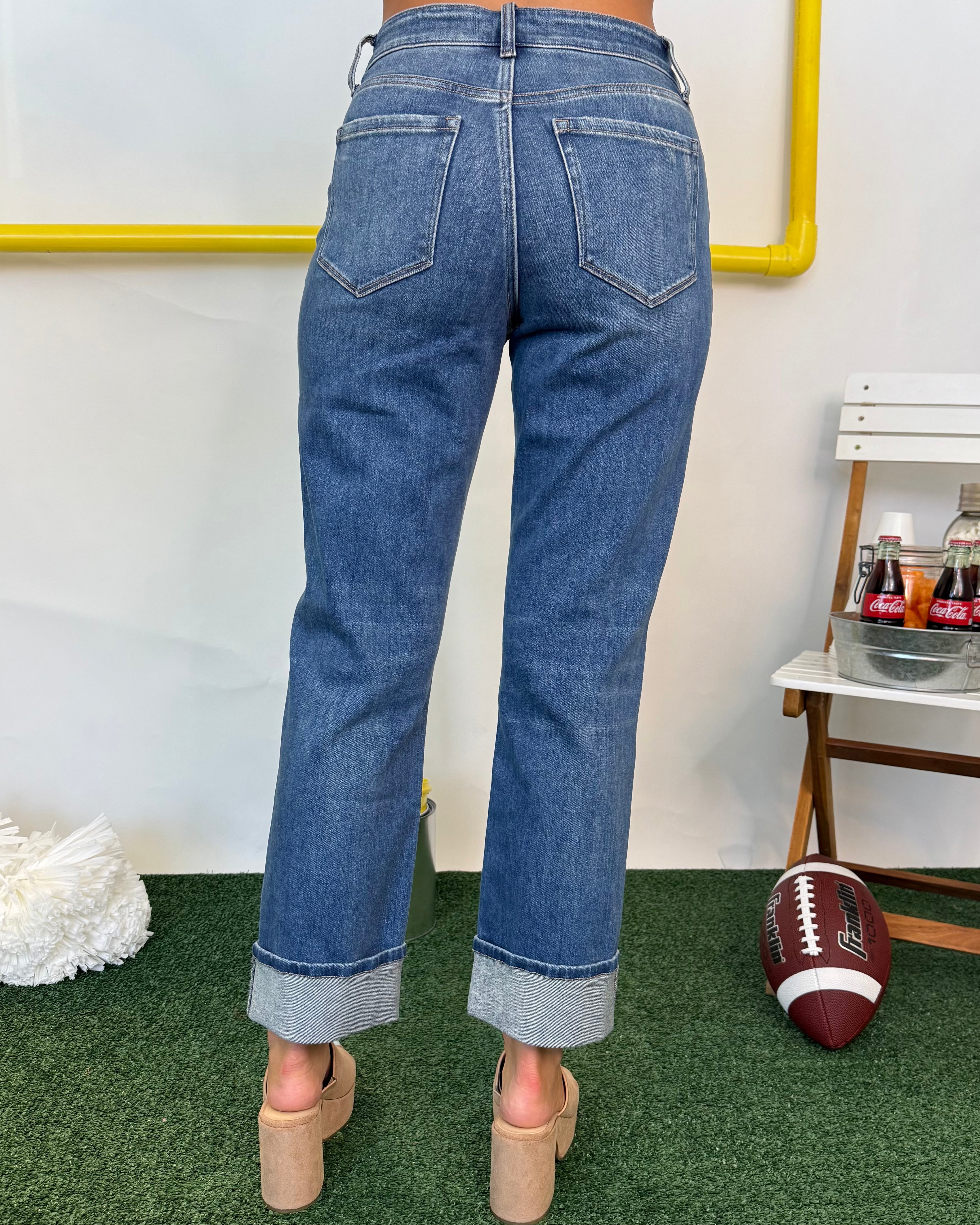 On The Time High Rise Straight Jean-Shop-Womens-Boutique-Clothing