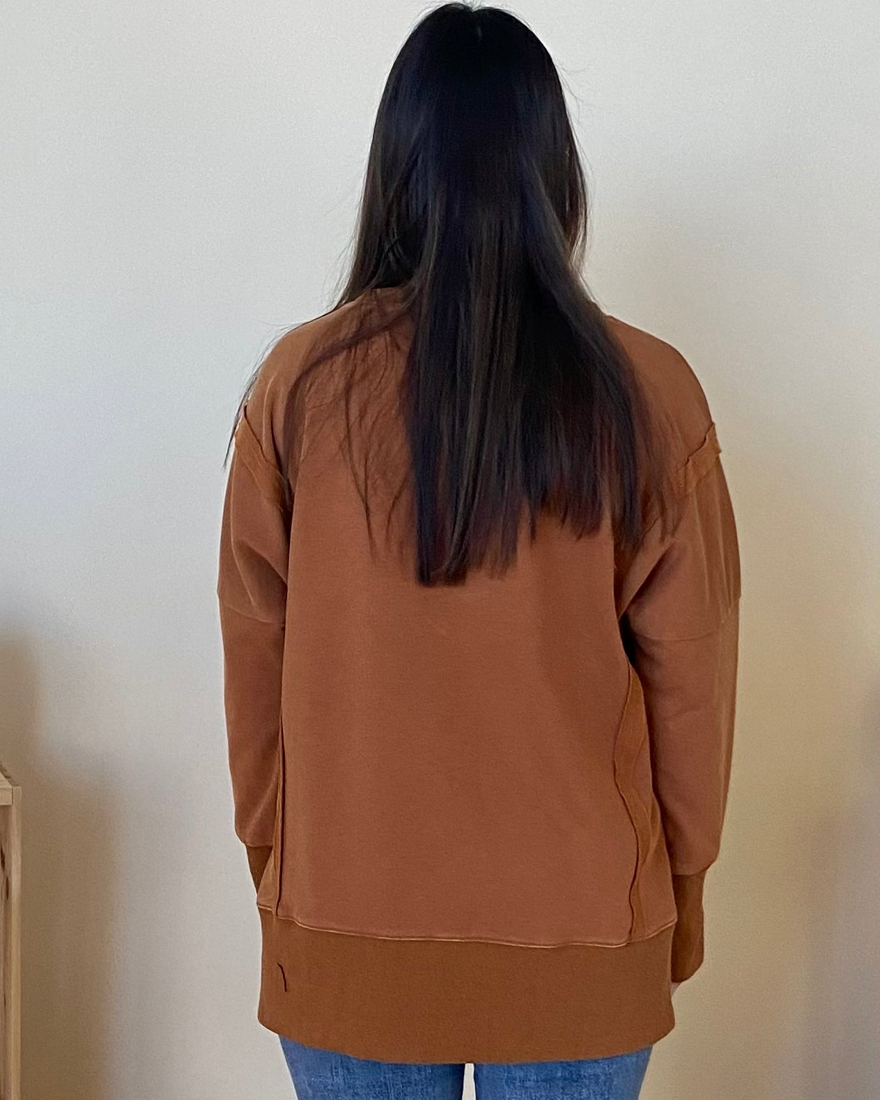 Day Off Toffee Mineral Sweatshirt-Shop-Womens-Boutique-Clothing