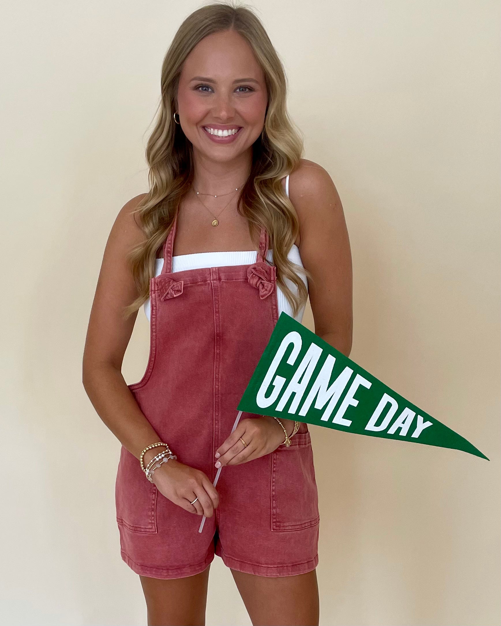 Gameday Icon Cabernet Washed Romper-Shop-Womens-Boutique-Clothing