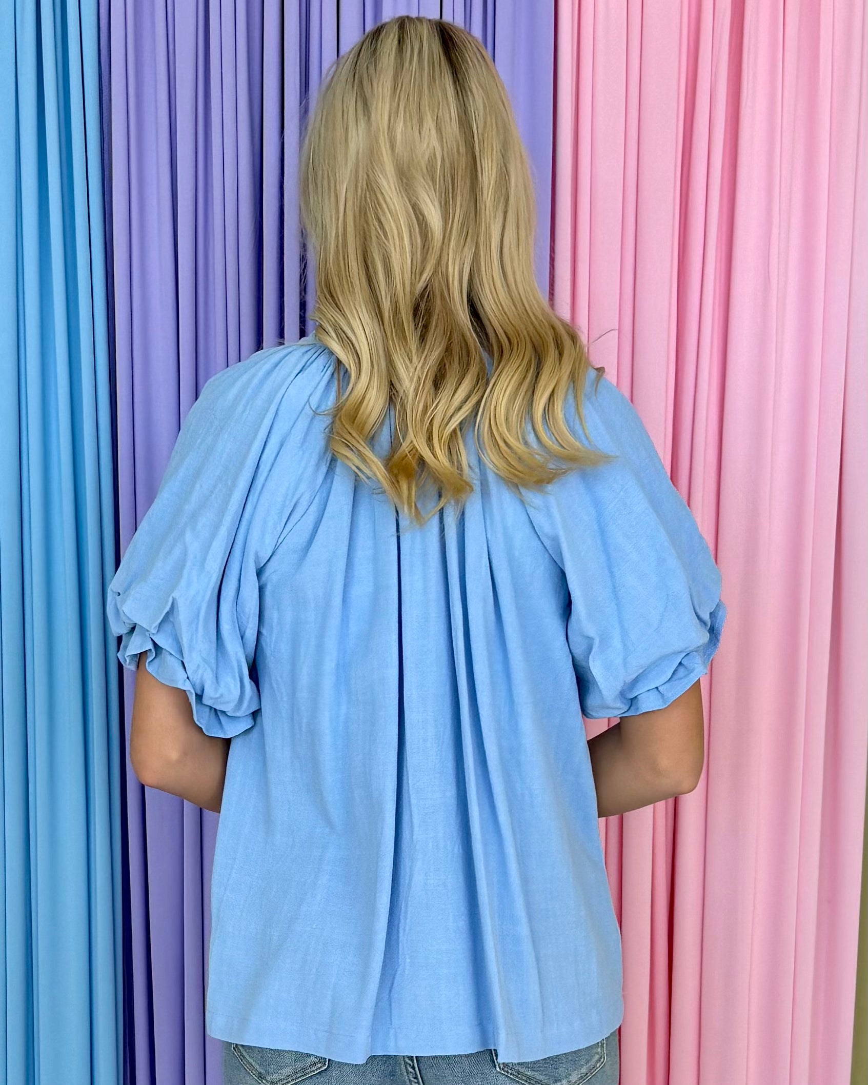 All Smiles Periwinkle Top-Shop-Womens-Boutique-Clothing