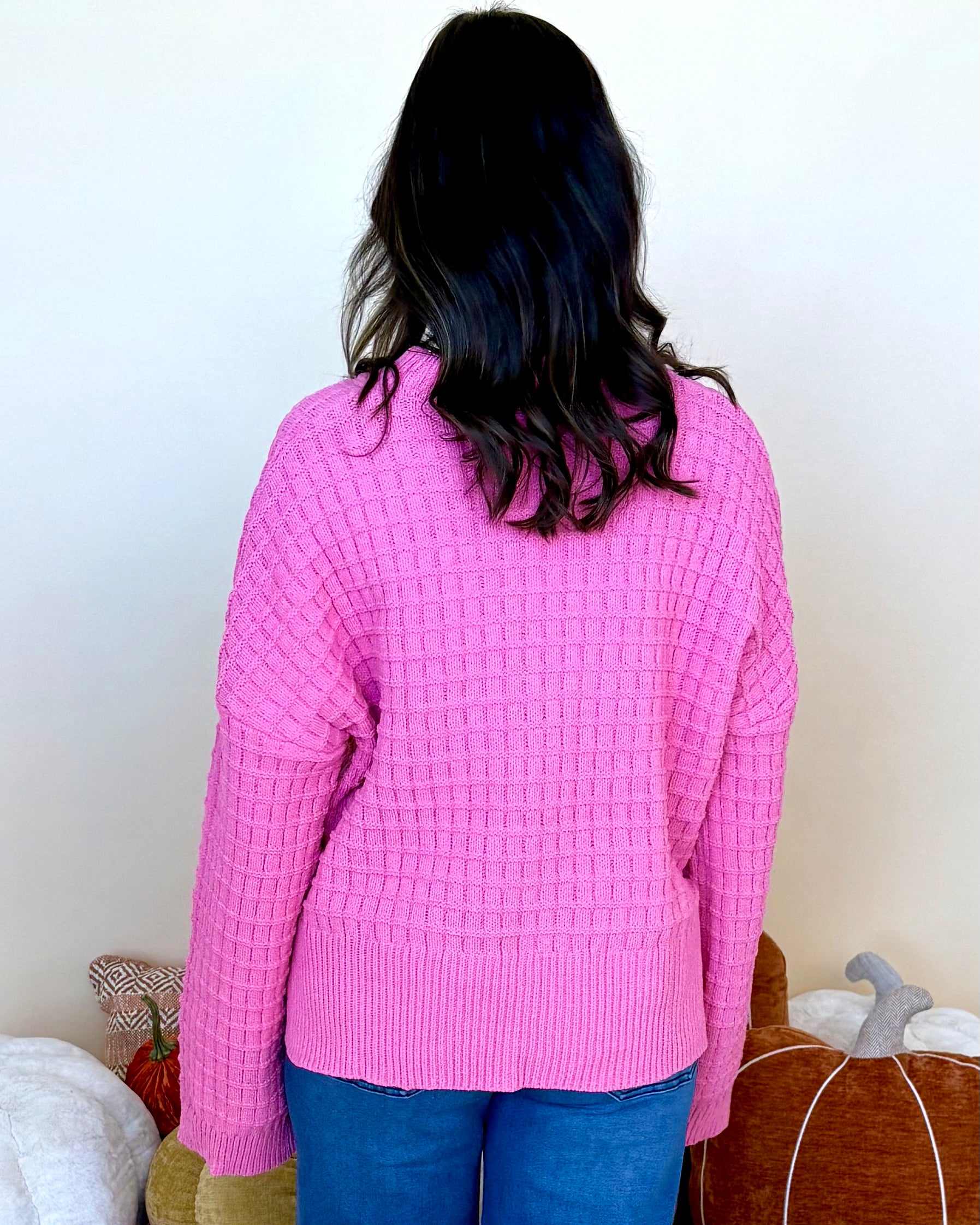 Remember It Well Pink Oversized Sweater-Shop-Womens-Boutique-Clothing