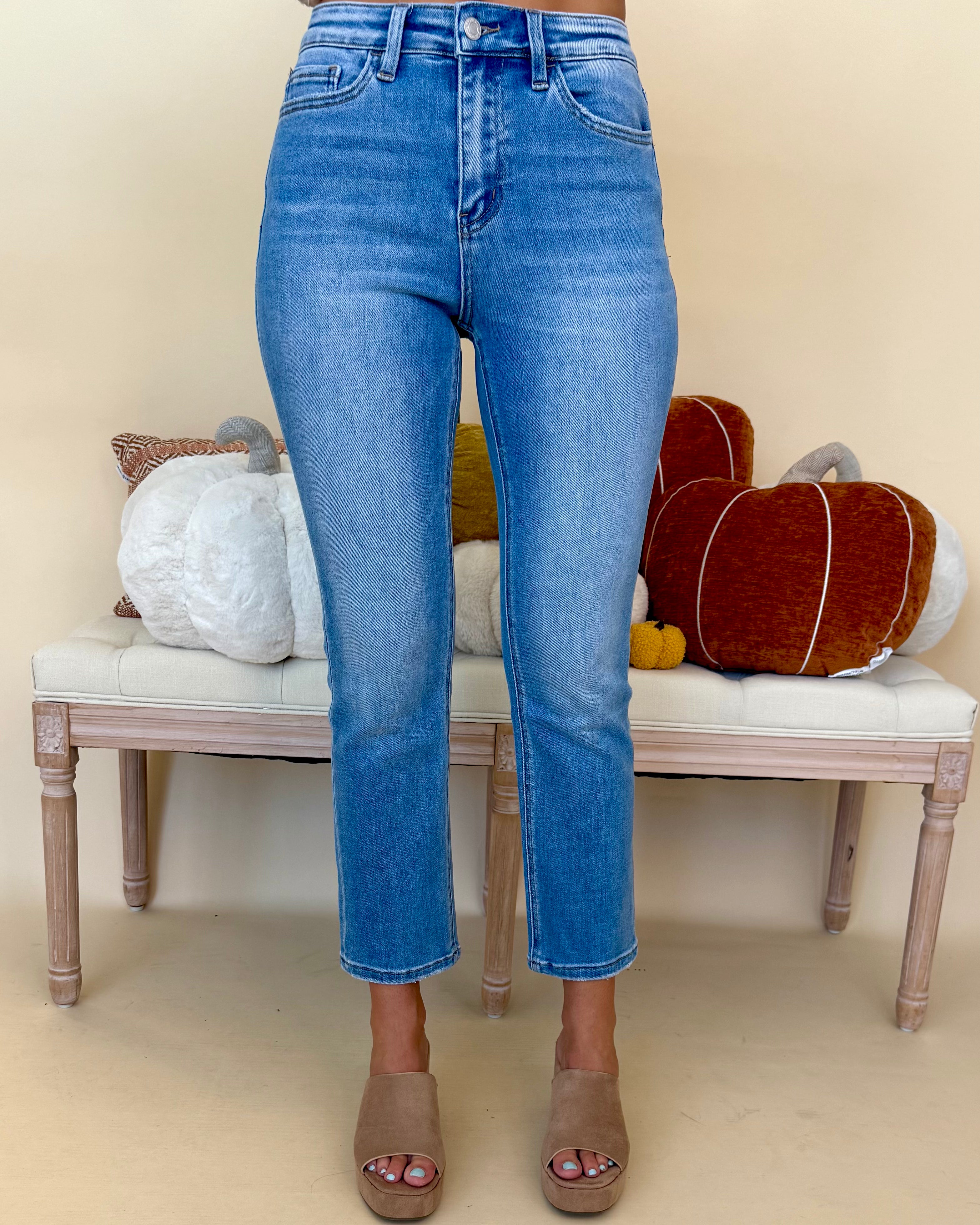 So New High Rise Crop Slim Straight Jeans-Shop-Womens-Boutique-Clothing