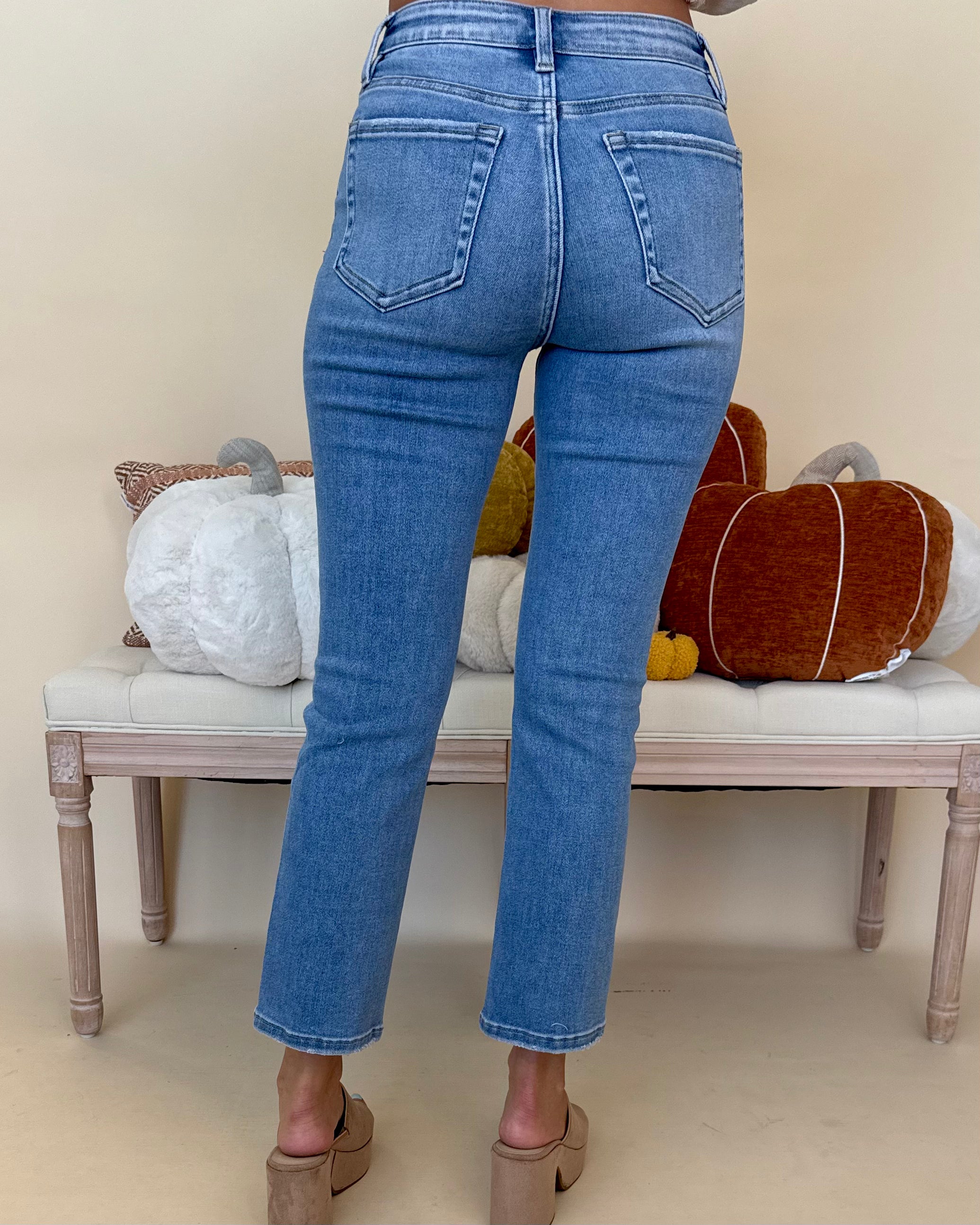 So New High Rise Crop Slim Straight Jeans-Shop-Womens-Boutique-Clothing