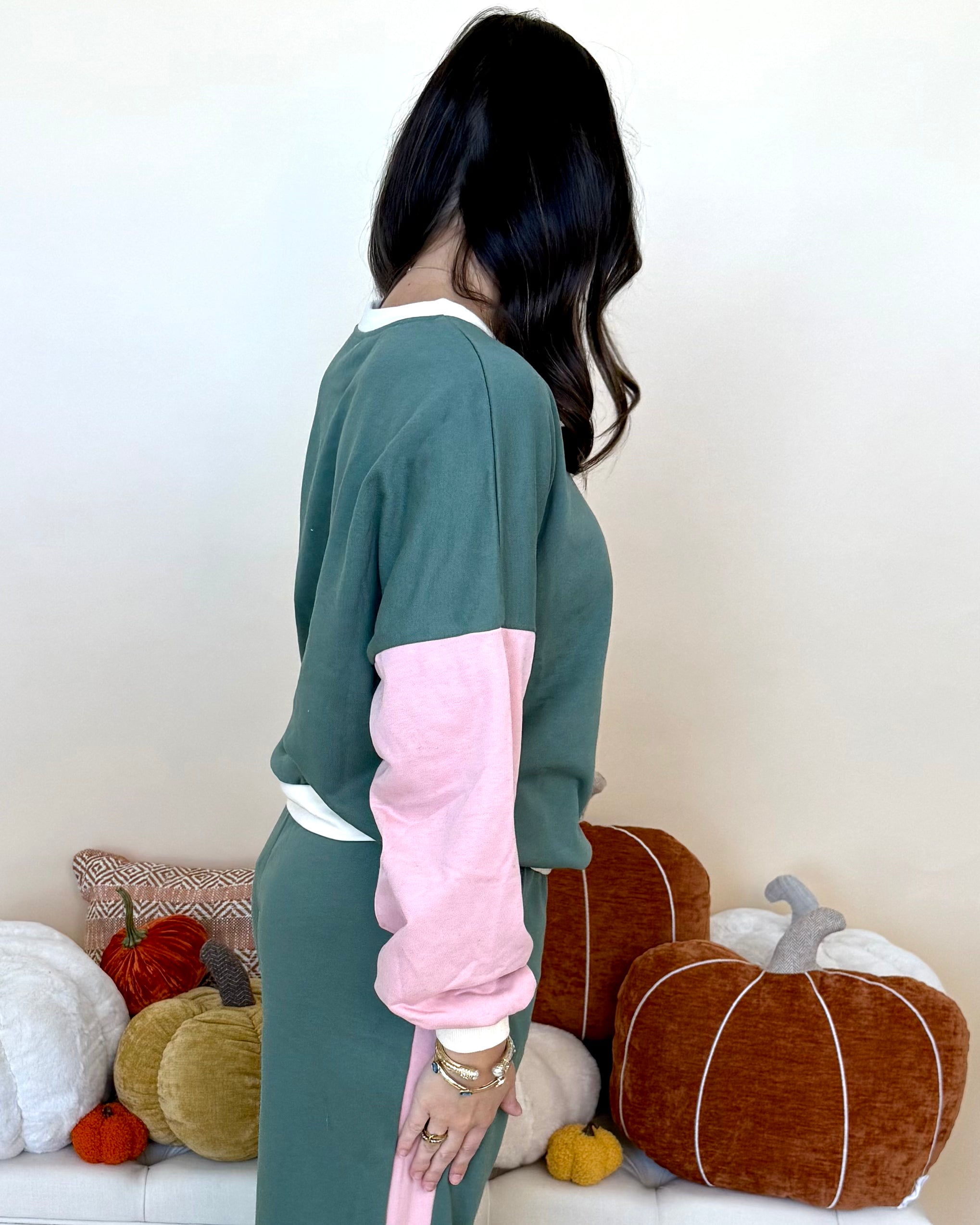 Make It Your Own Mist Green Colorblock Set-Shop-Womens-Boutique-Clothing
