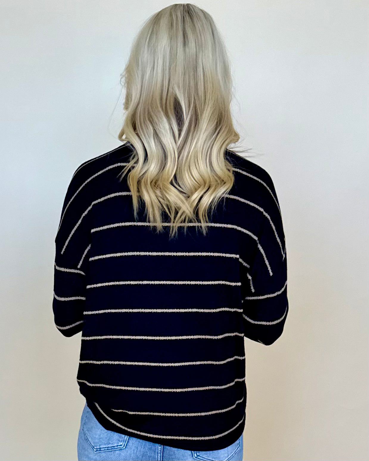 Meaning More Black Striped Top-Shop-Womens-Boutique-Clothing