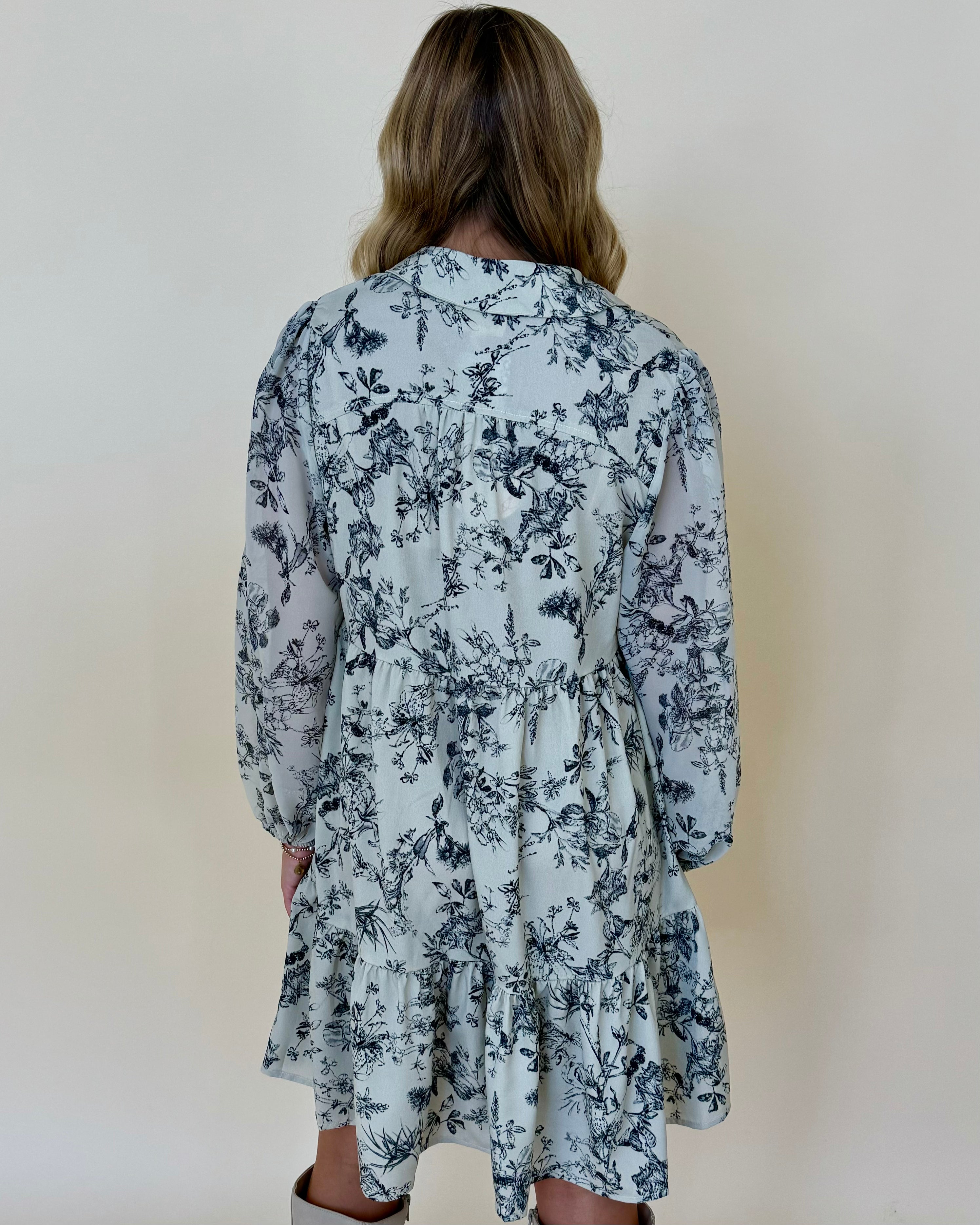 Handled It Cream Floral Dress-Shop-Womens-Boutique-Clothing