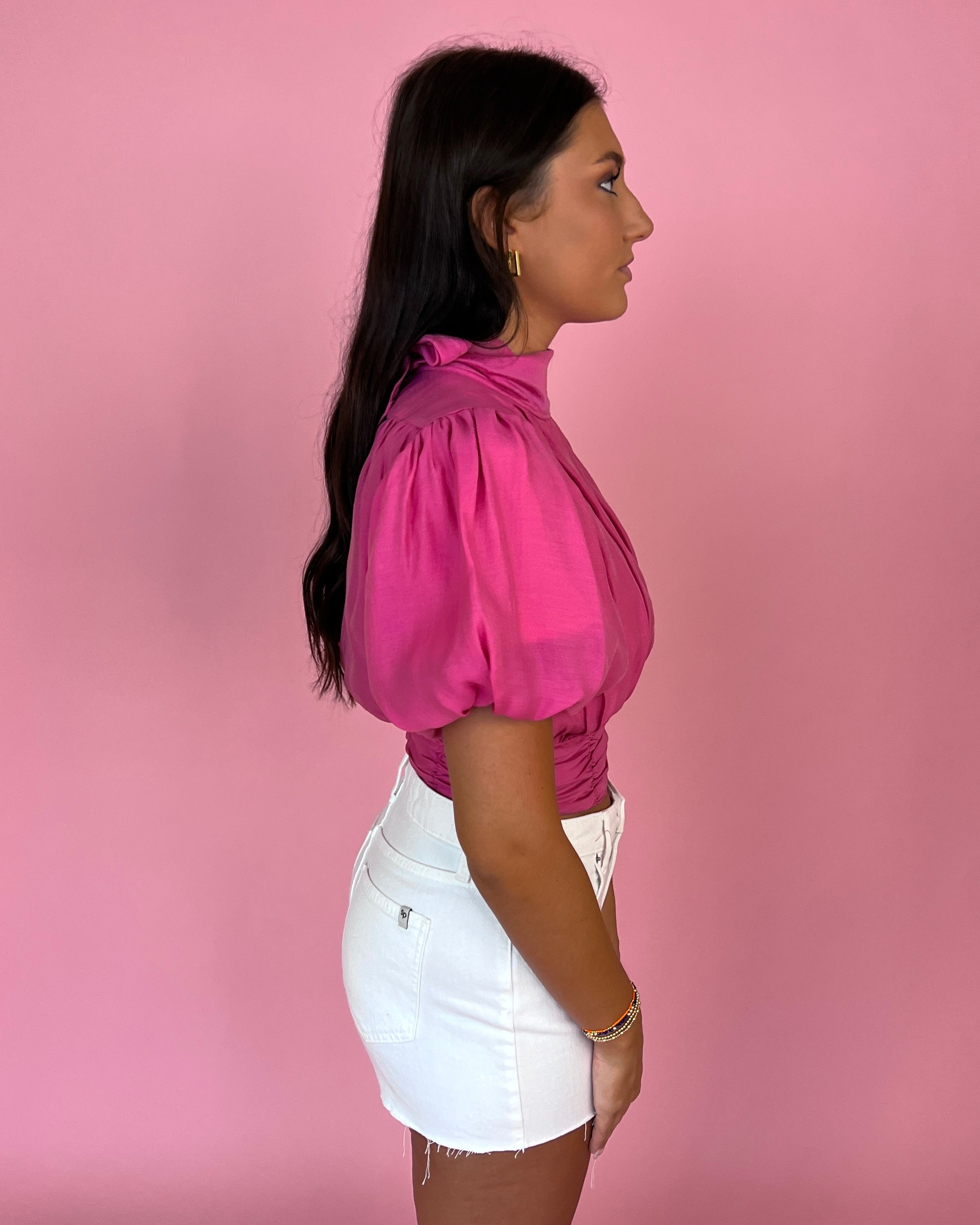 Diamond Girl Orchid High Neck Crop Top-Shop-Womens-Boutique-Clothing