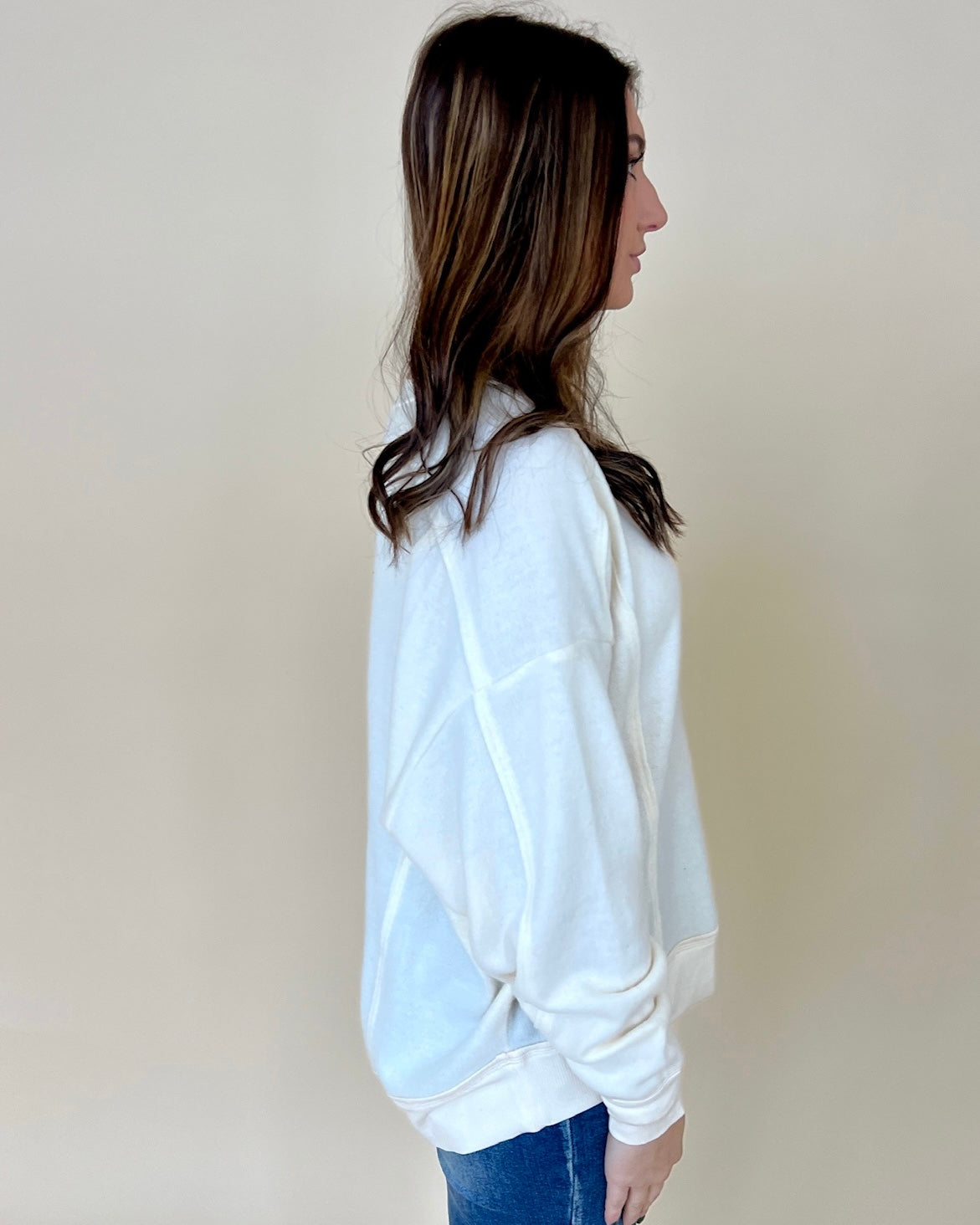 Wrapped Up Cream Brushed Top-Shop-Womens-Boutique-Clothing