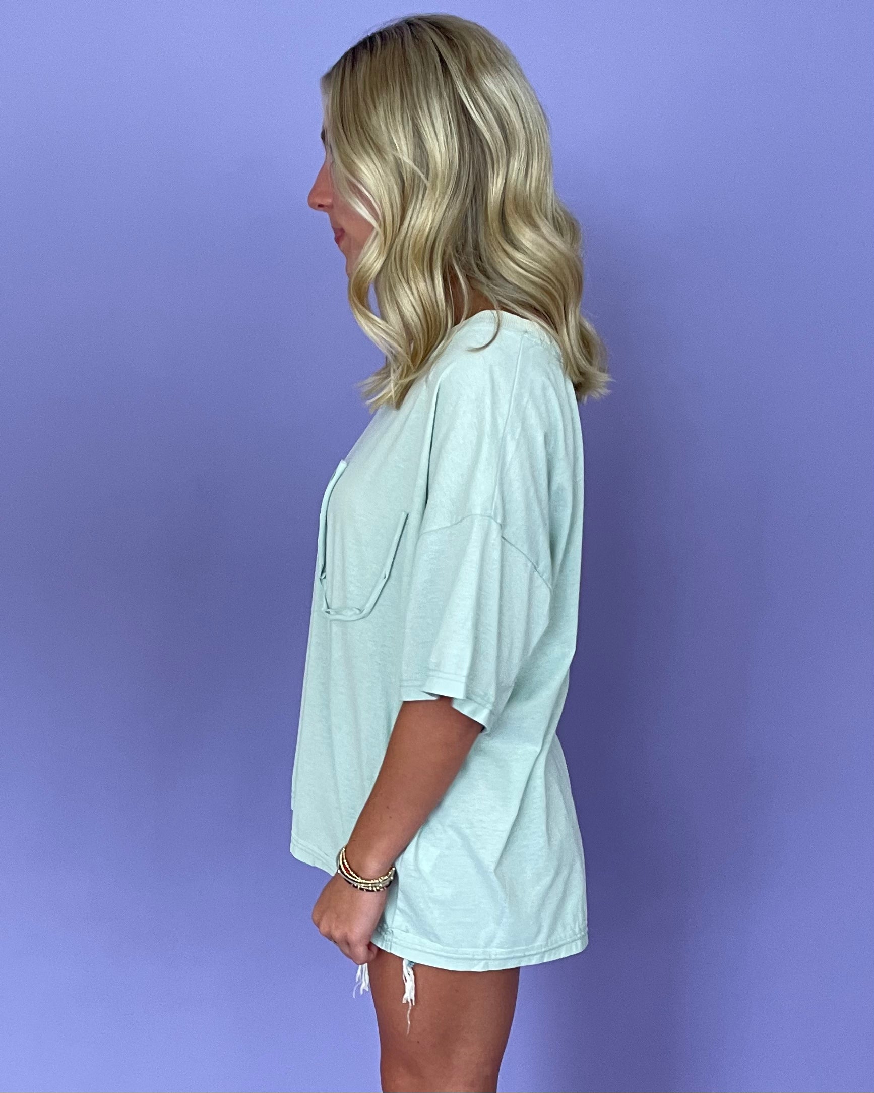 Time Passing Sage Washed Top-Shop-Womens-Boutique-Clothing