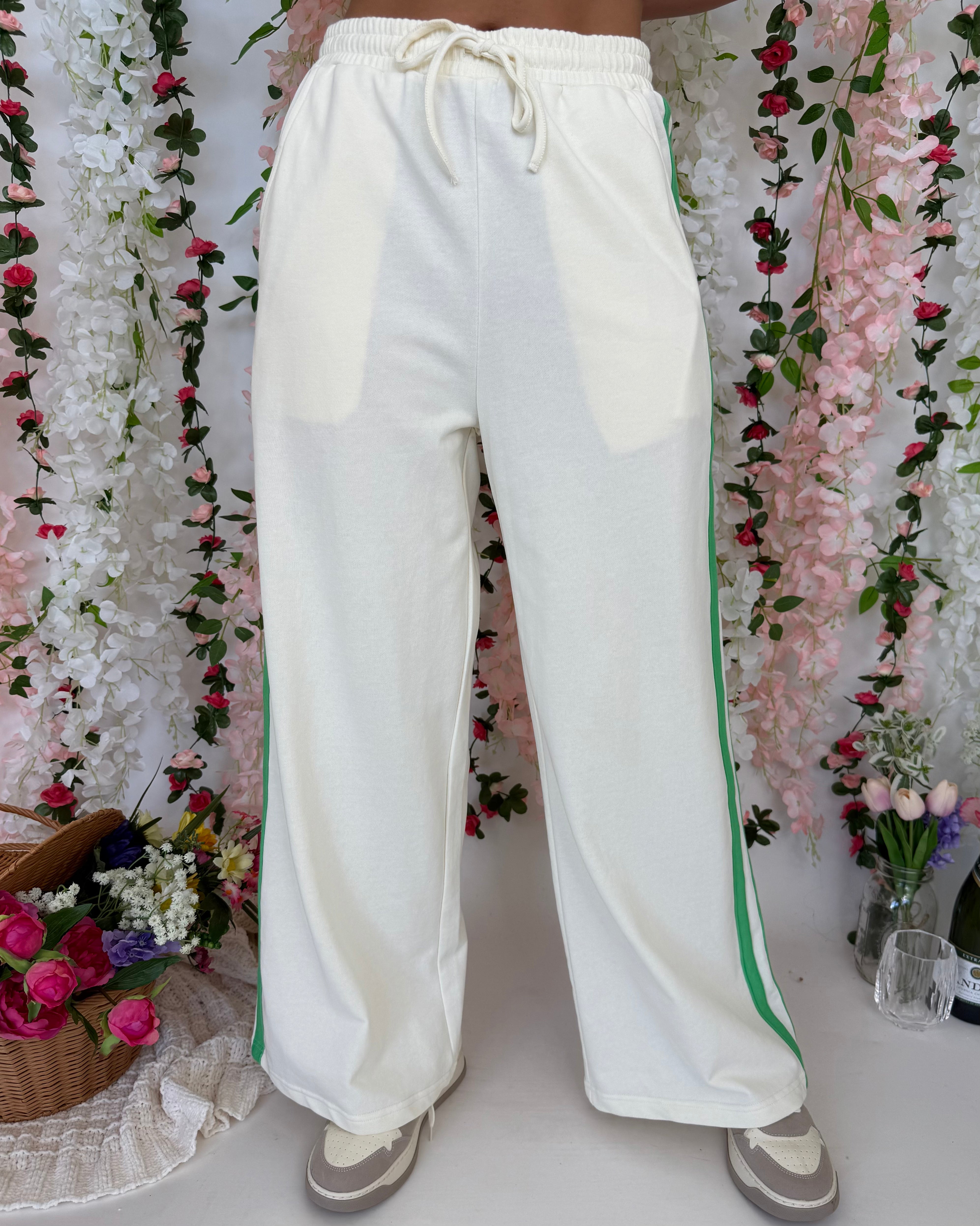 The Course Cream Wide Leg Pants-Shop-Womens-Boutique-Clothing