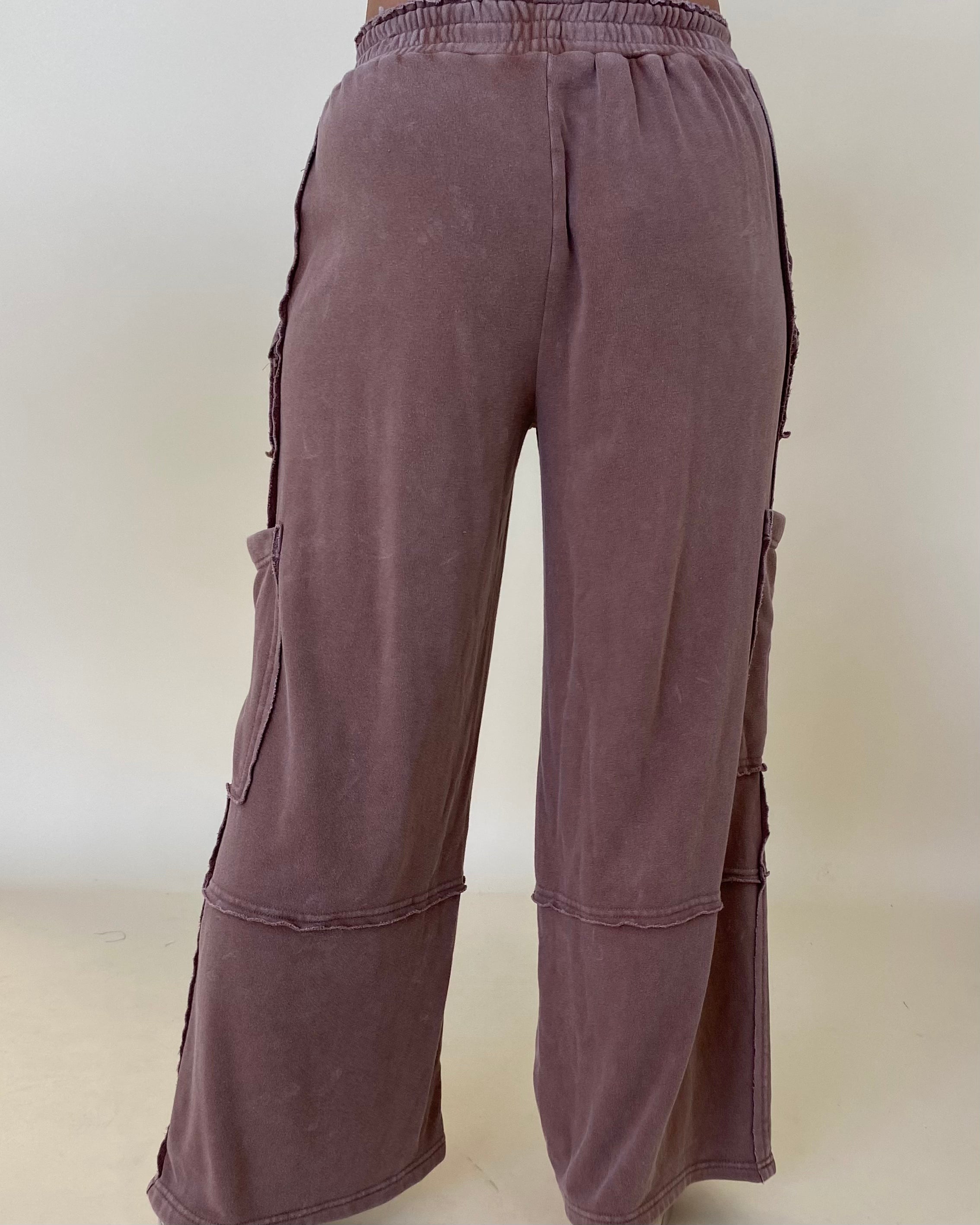 Long Nights Chestnut Cargo Pants-Shop-Womens-Boutique-Clothing