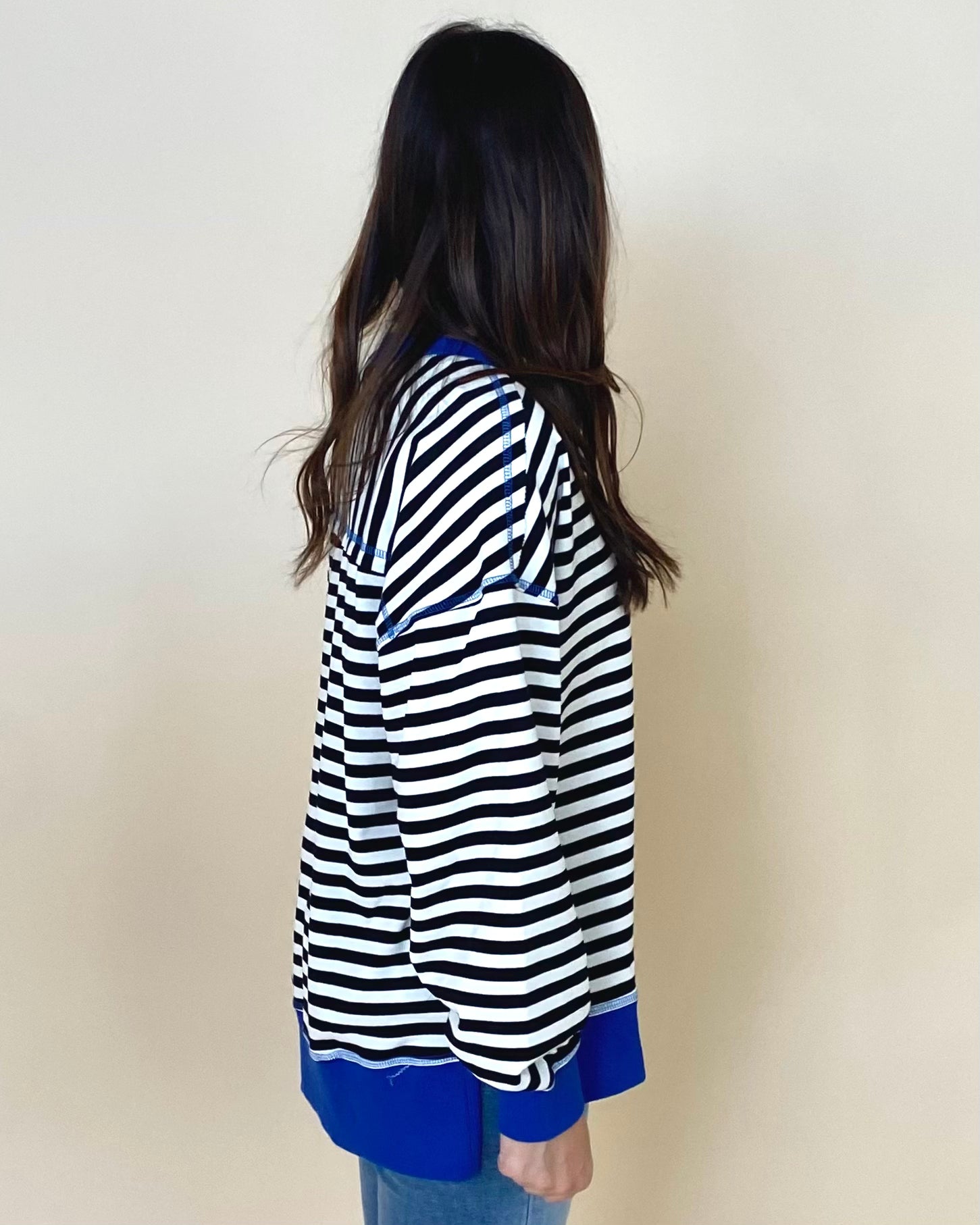 The Call Black/White Stripe Top-Shop-Womens-Boutique-Clothing