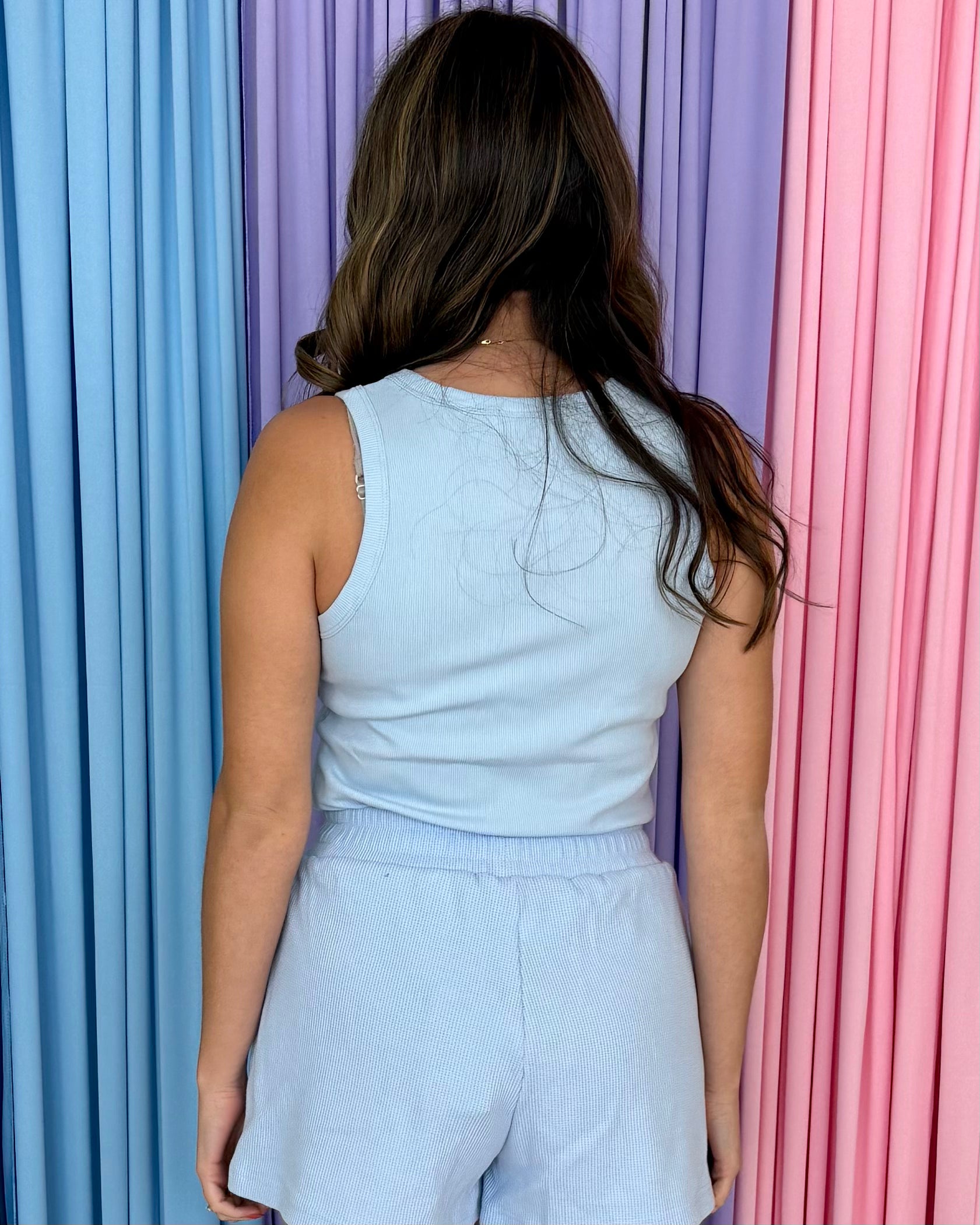 LULU MAC Light Blue Tank Top-Shop-Womens-Boutique-Clothing