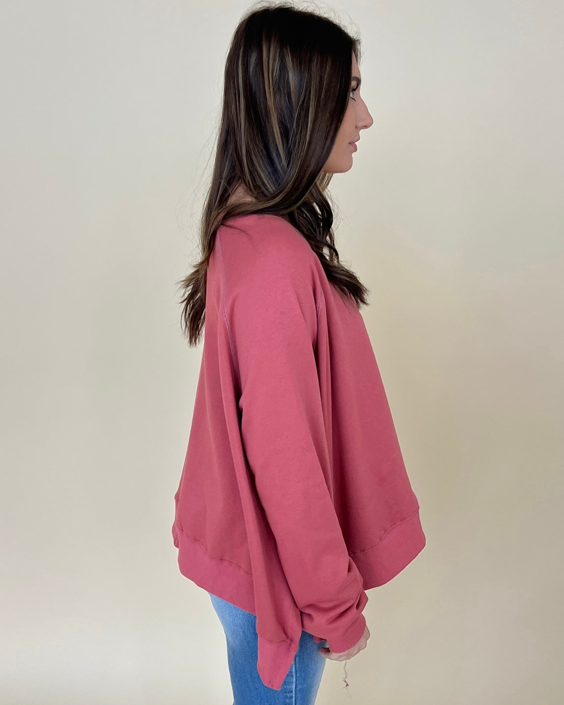 Colder Days Dried Rose Sweatshirt-Shop-Womens-Boutique-Clothing