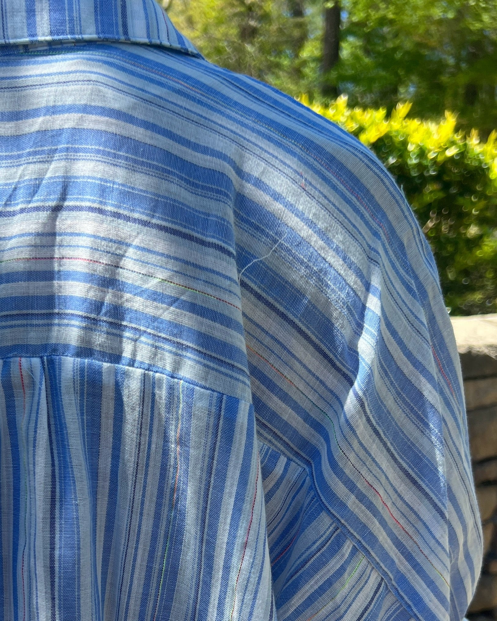 A Vision Blue Striped Top-Shop-Womens-Boutique-Clothing