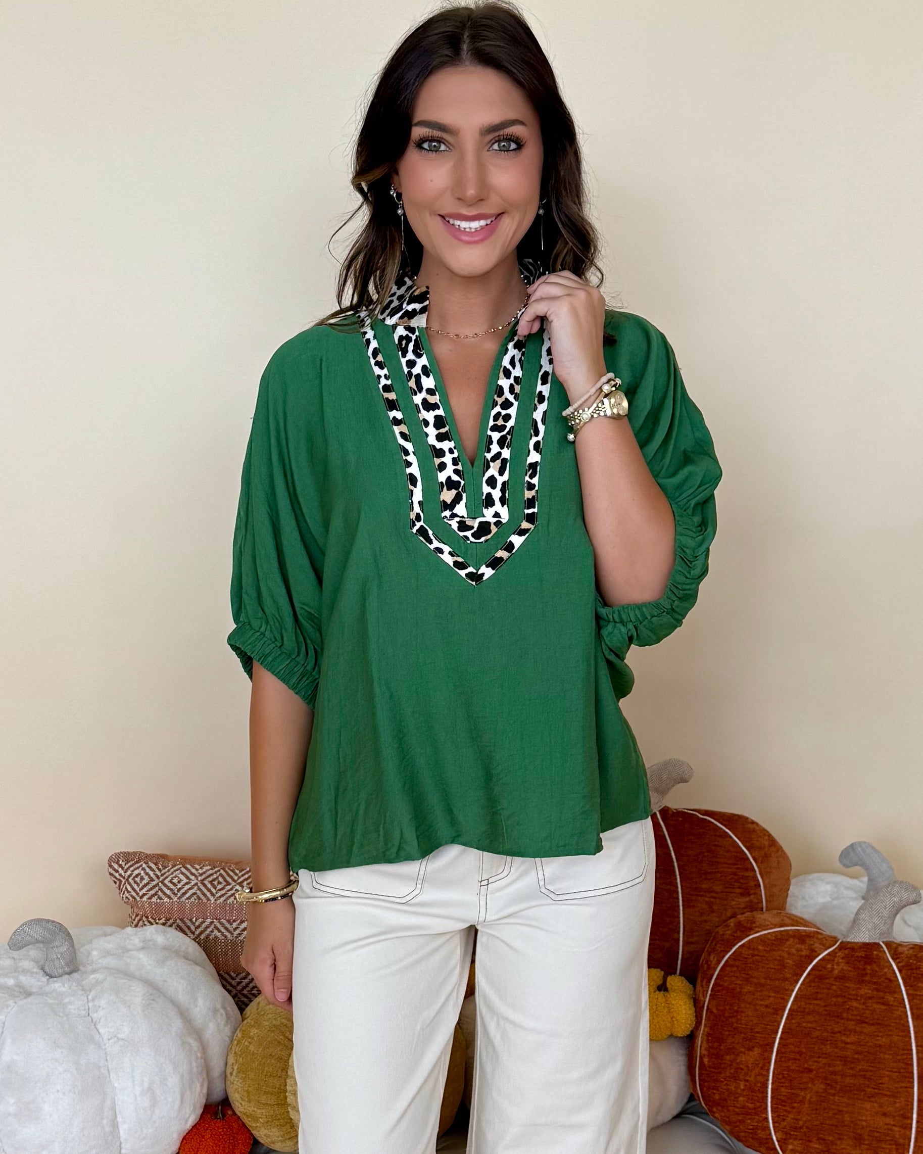 Higher Heights Fern Leopard Accent Top-Shop-Womens-Boutique-Clothing