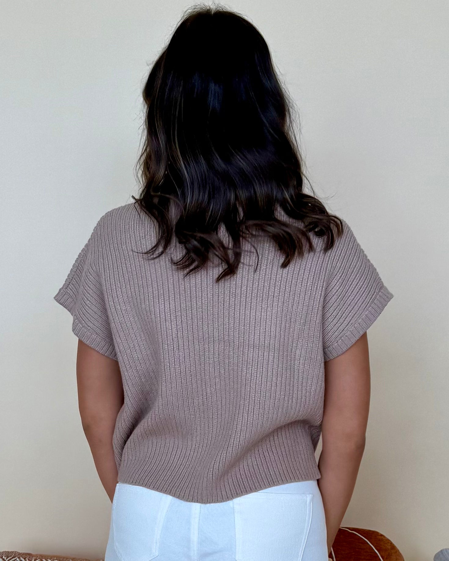 Keep Looking Light Taupe Pocket Sweater-Shop-Womens-Boutique-Clothing